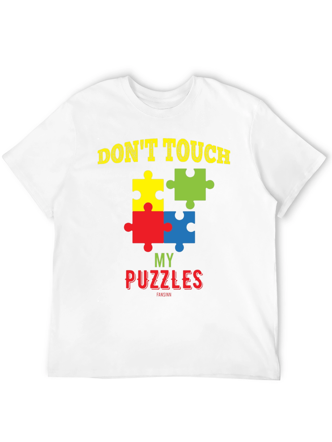 Autism Awareness T-Shirt - Dont Touch My Puzzles