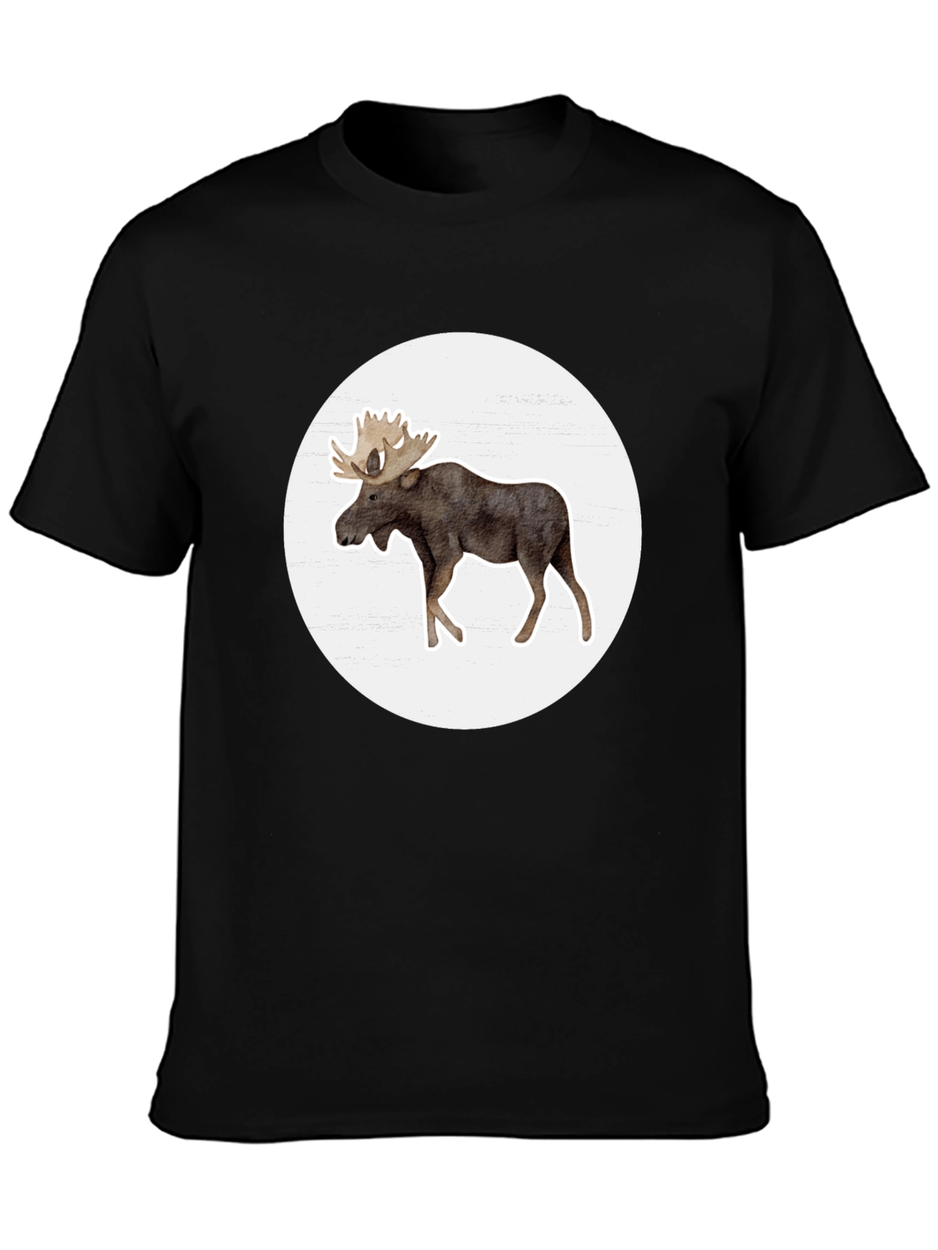 Moose Graphic Tee - Casual Comfort