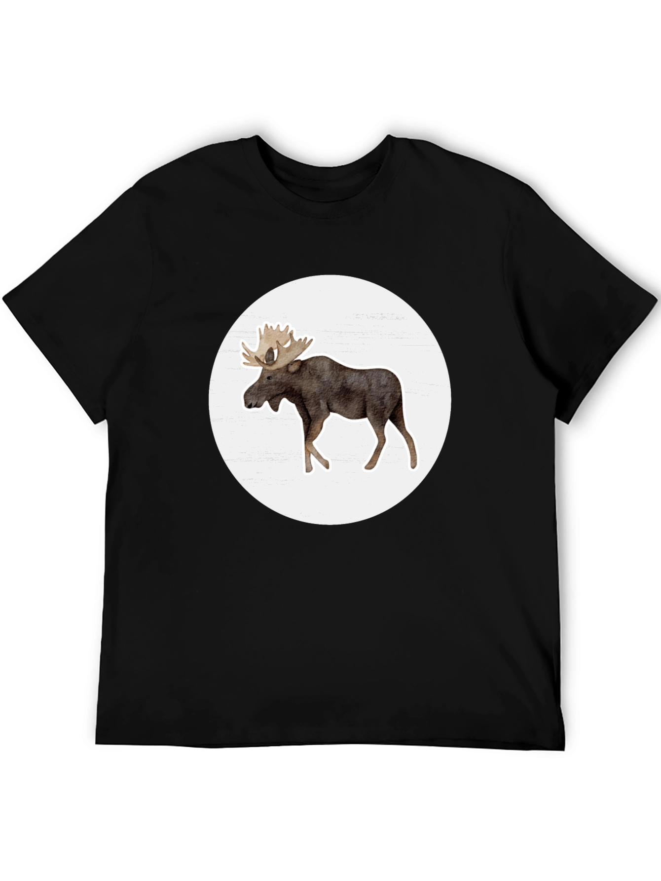 Moose Graphic Tee - Casual Comfort