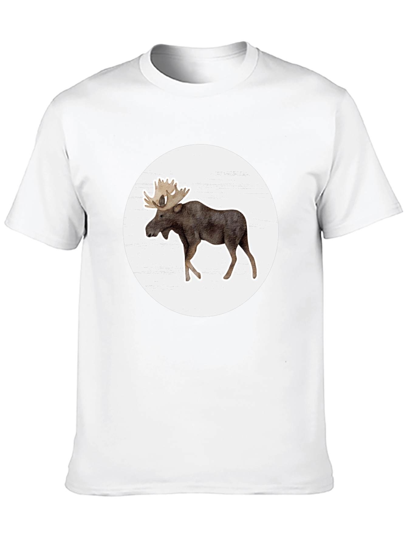 Moose Graphic Tee - Casual Comfort