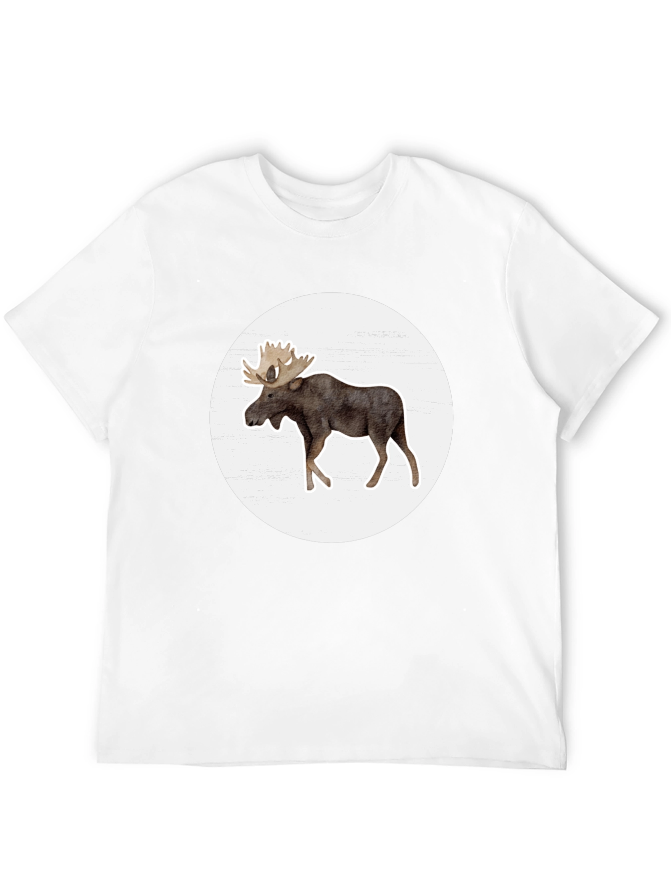 Moose Graphic Tee - Casual Comfort