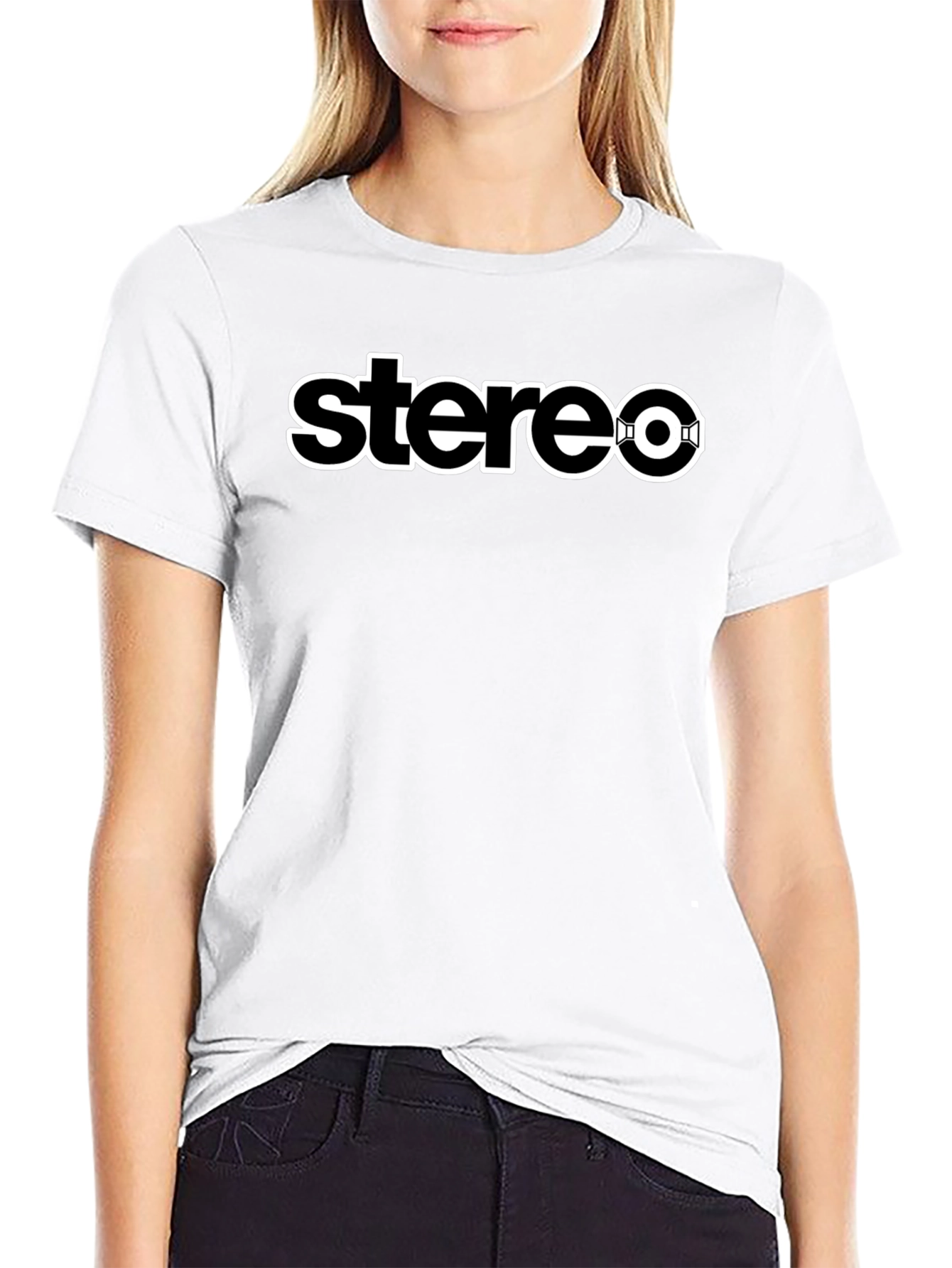 Stereo Graphic Tee - Classic Black