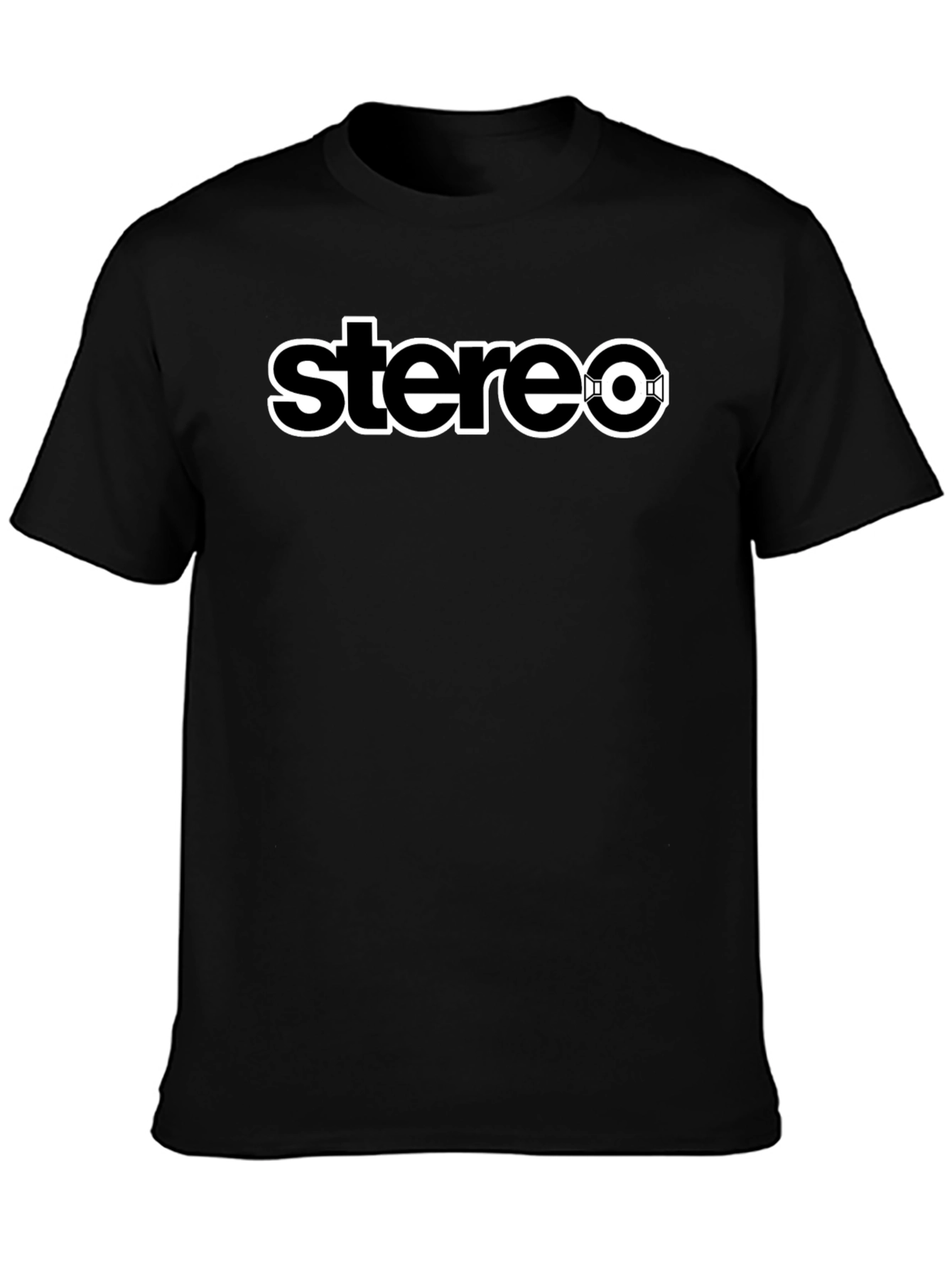 Stereo Graphic Tee - Classic Black