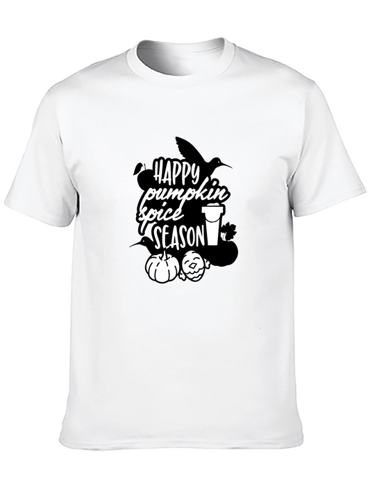Happy Pumpkin Spice Season Graphic T-Shirt