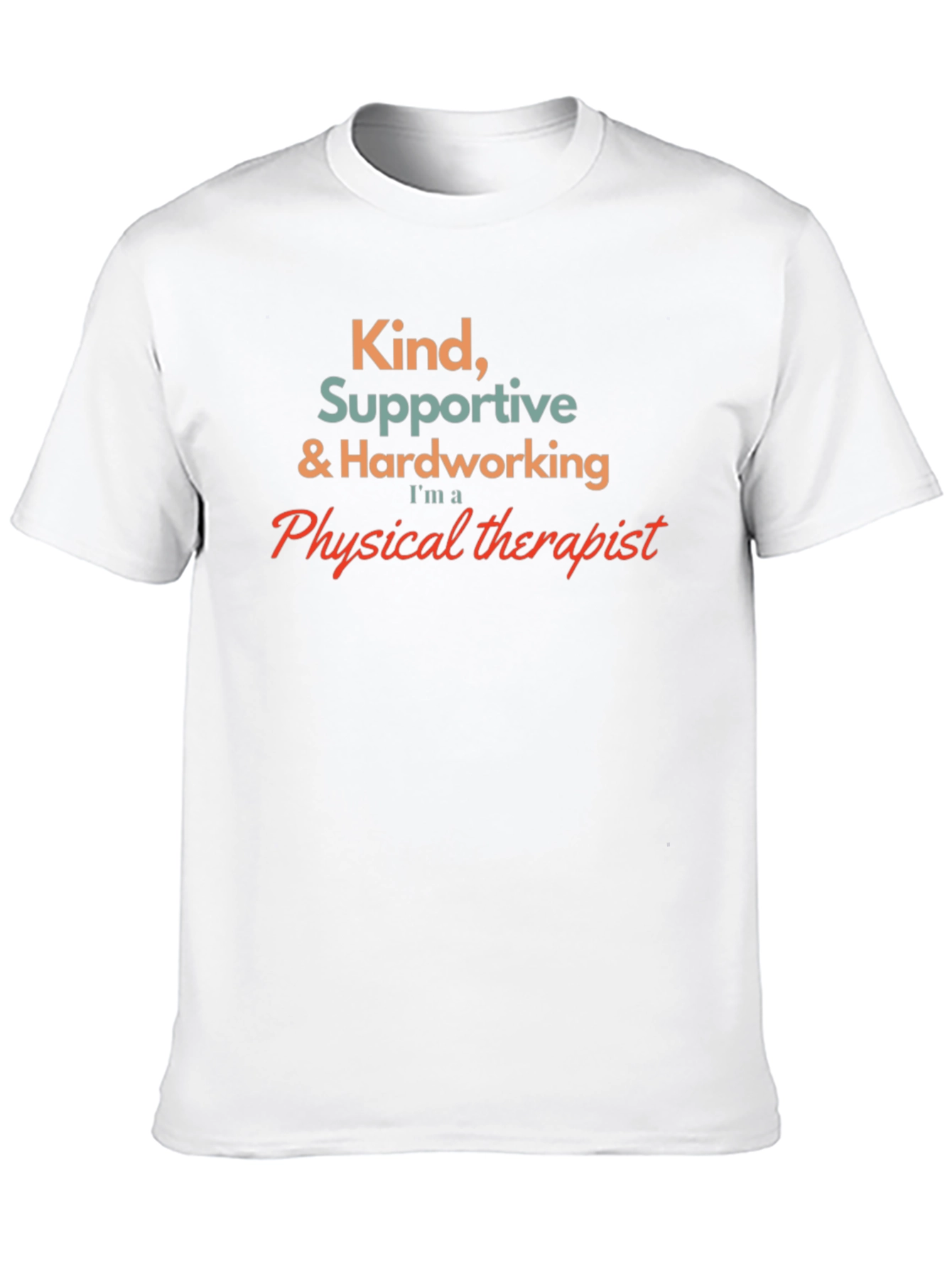 Kind Physical Therapist Black T-Shirt