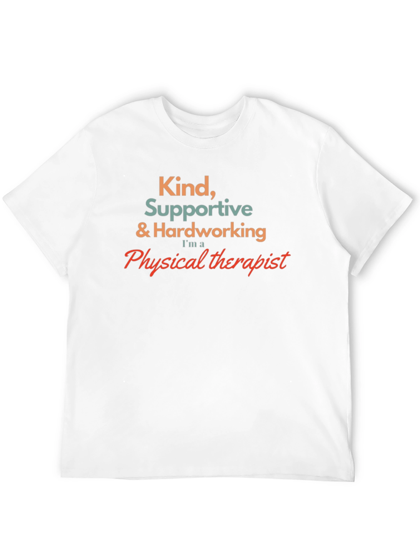 Kind Physical Therapist Black T-Shirt