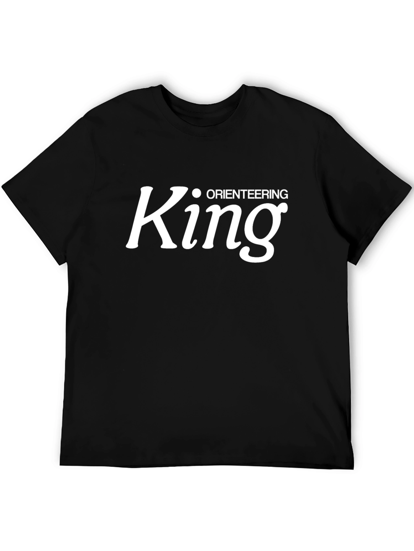 Orienteering King Black T-Shirt