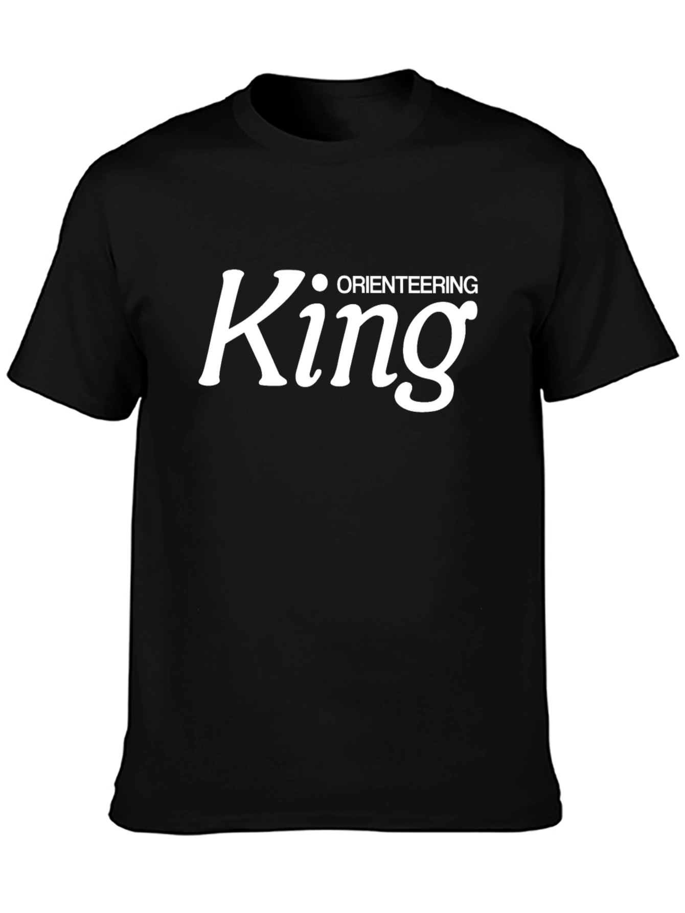 Orienteering King Black T-Shirt