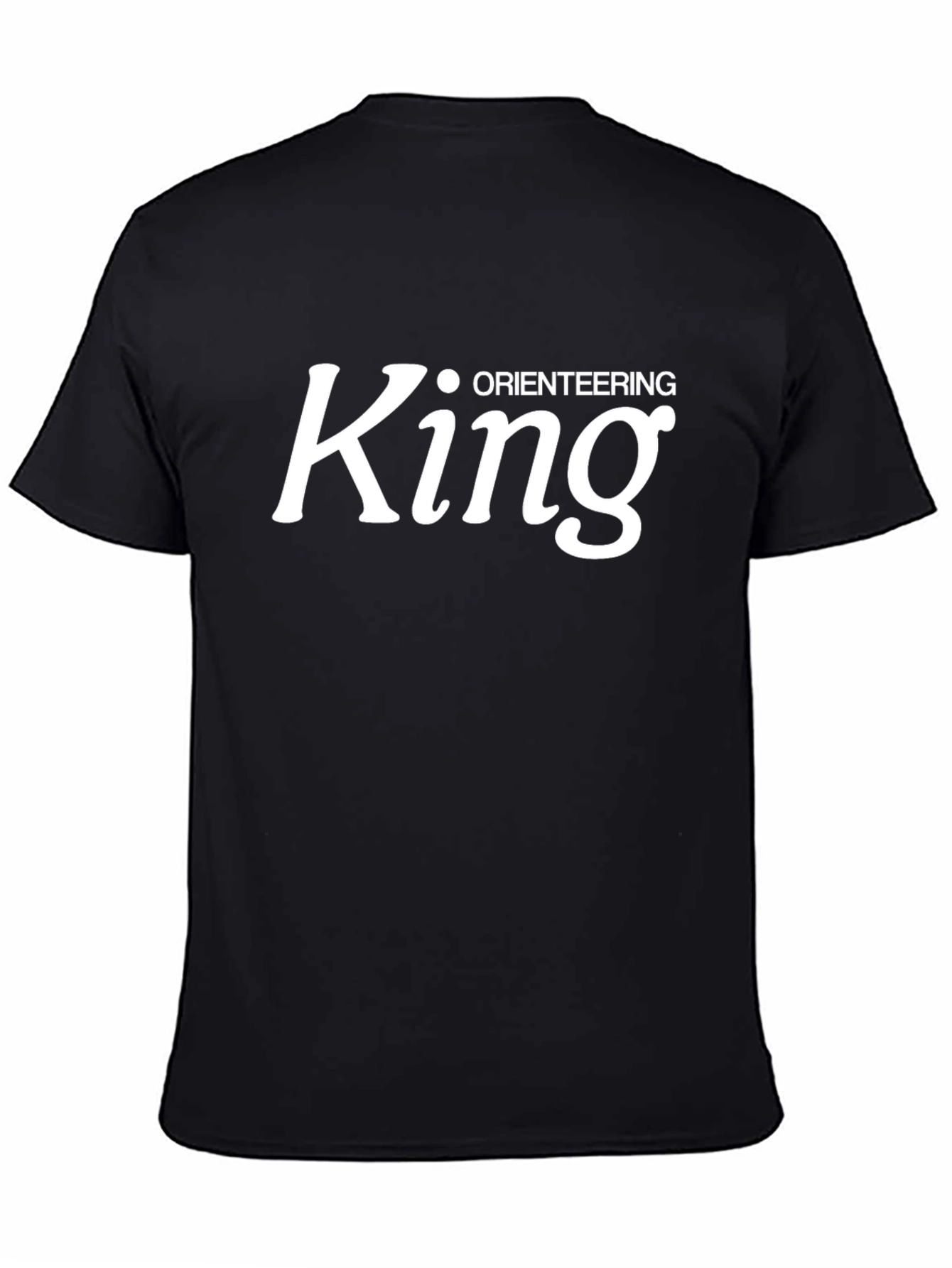 Orienteering King Black T-Shirt
