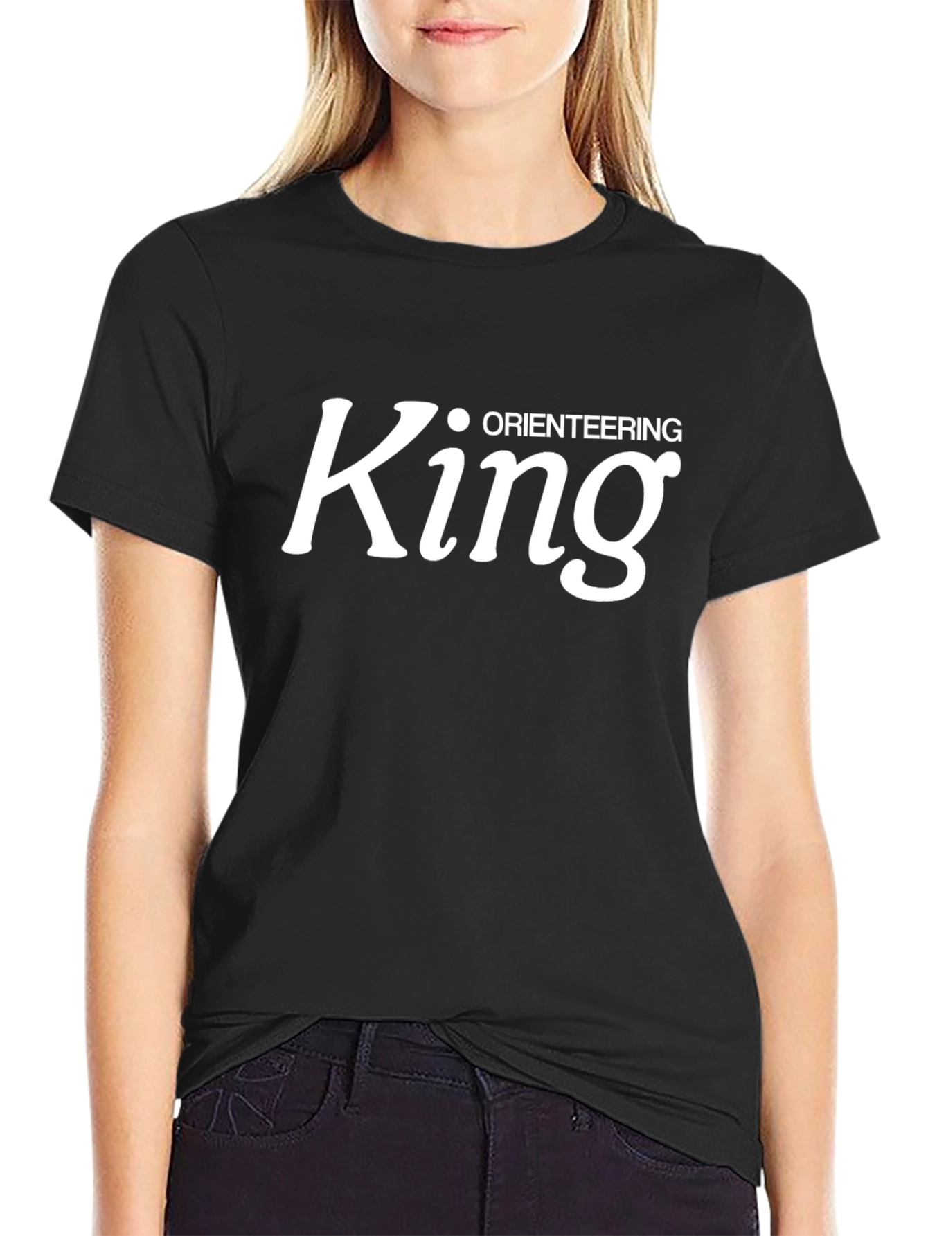 Orienteering King Black T-Shirt