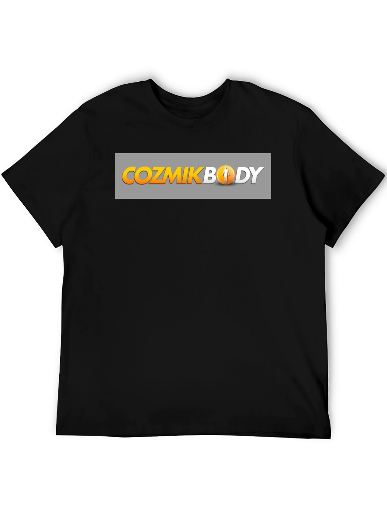 CozmikBody Black Graphic T-Shirt