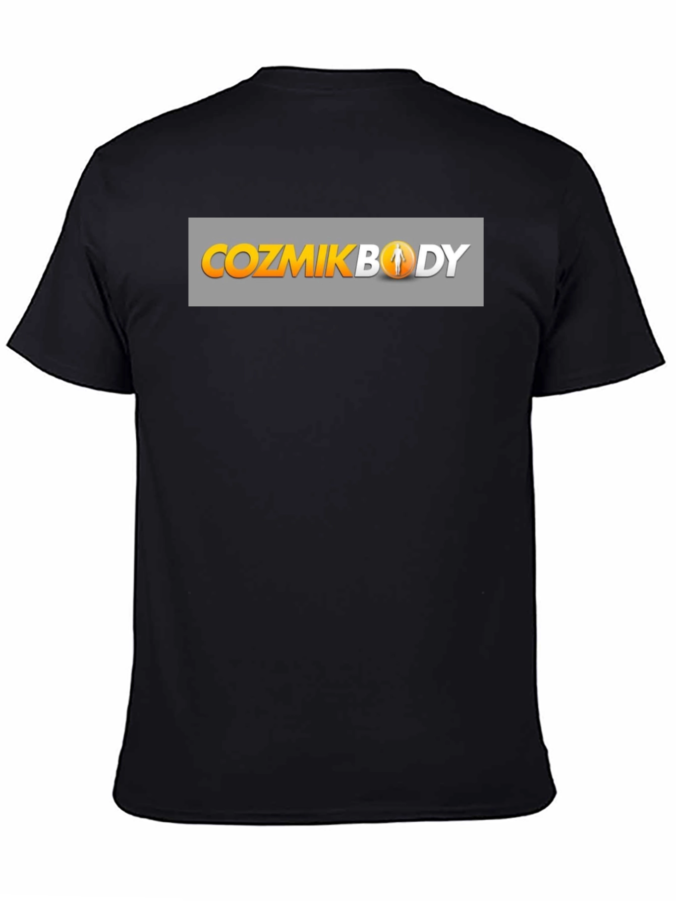 CozmikBody Black Graphic T-Shirt