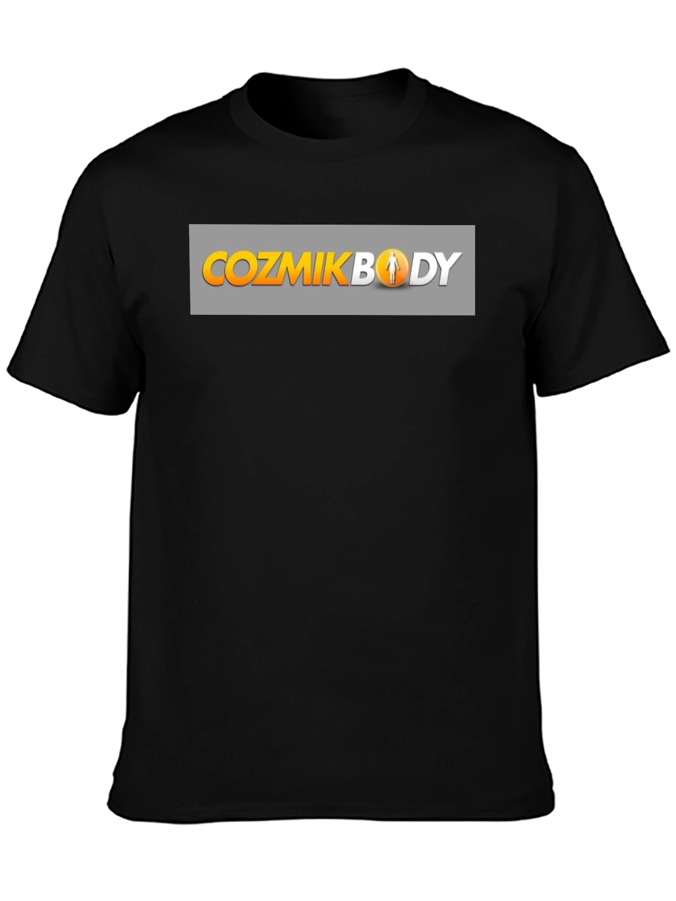CozmikBody Black Graphic T-Shirt