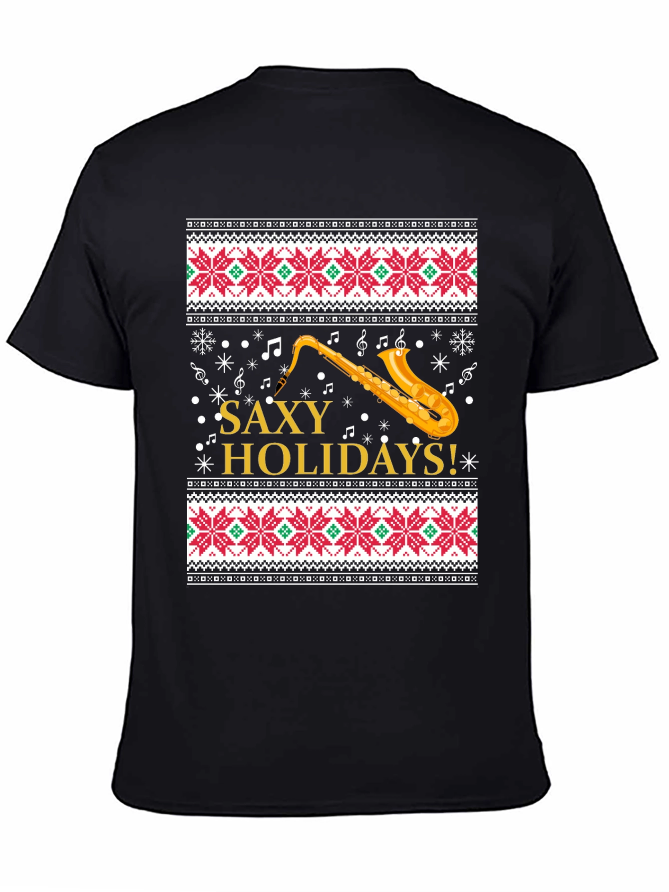 Saxy Holidays Christmas Sweater T-Shirt