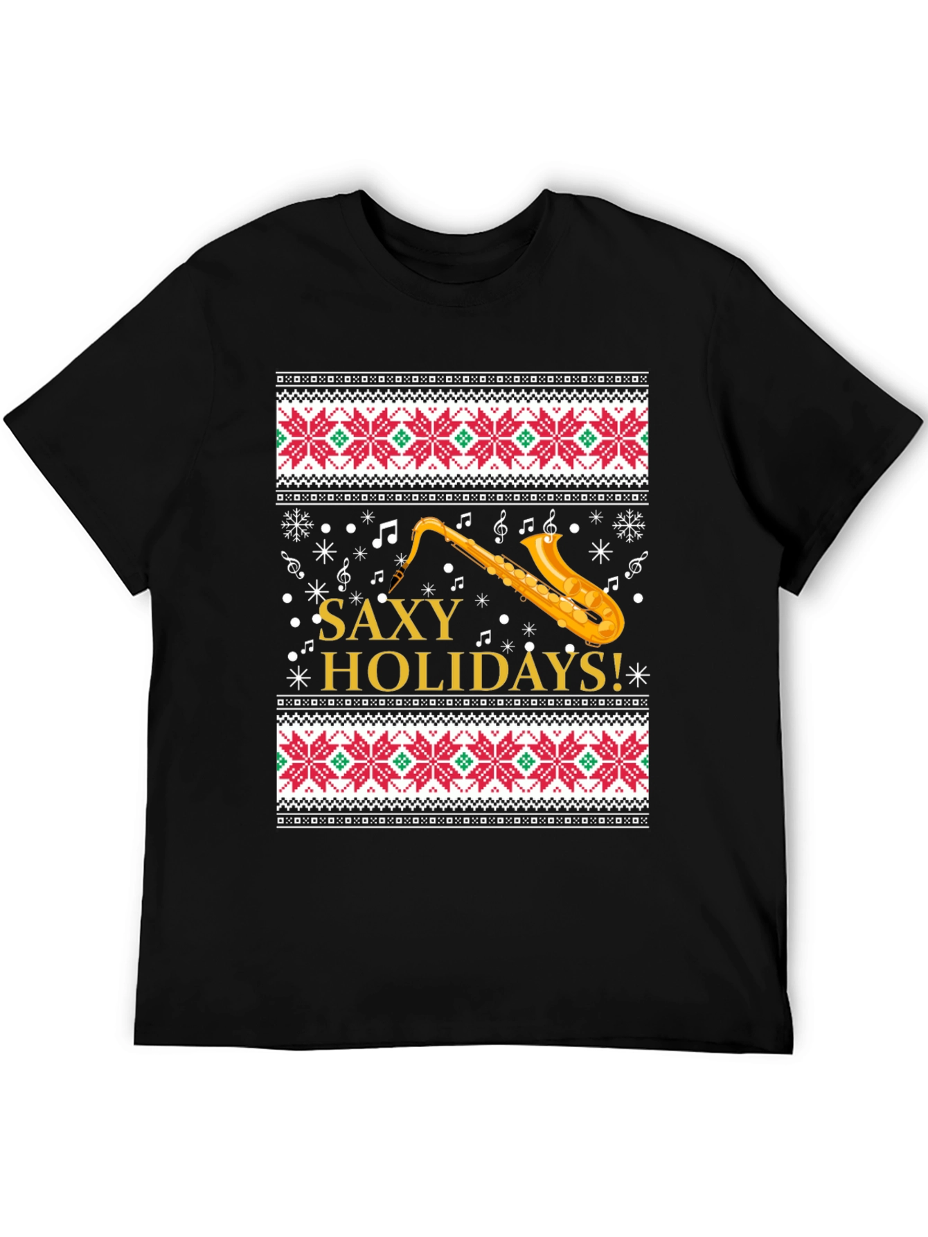 Saxy Holidays Christmas Sweater T-Shirt
