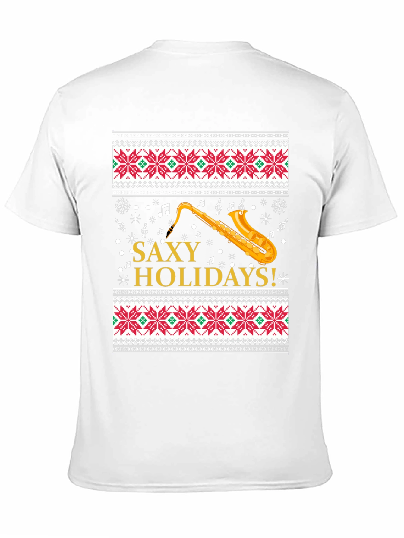 Saxy Holidays Christmas Sweater T-Shirt