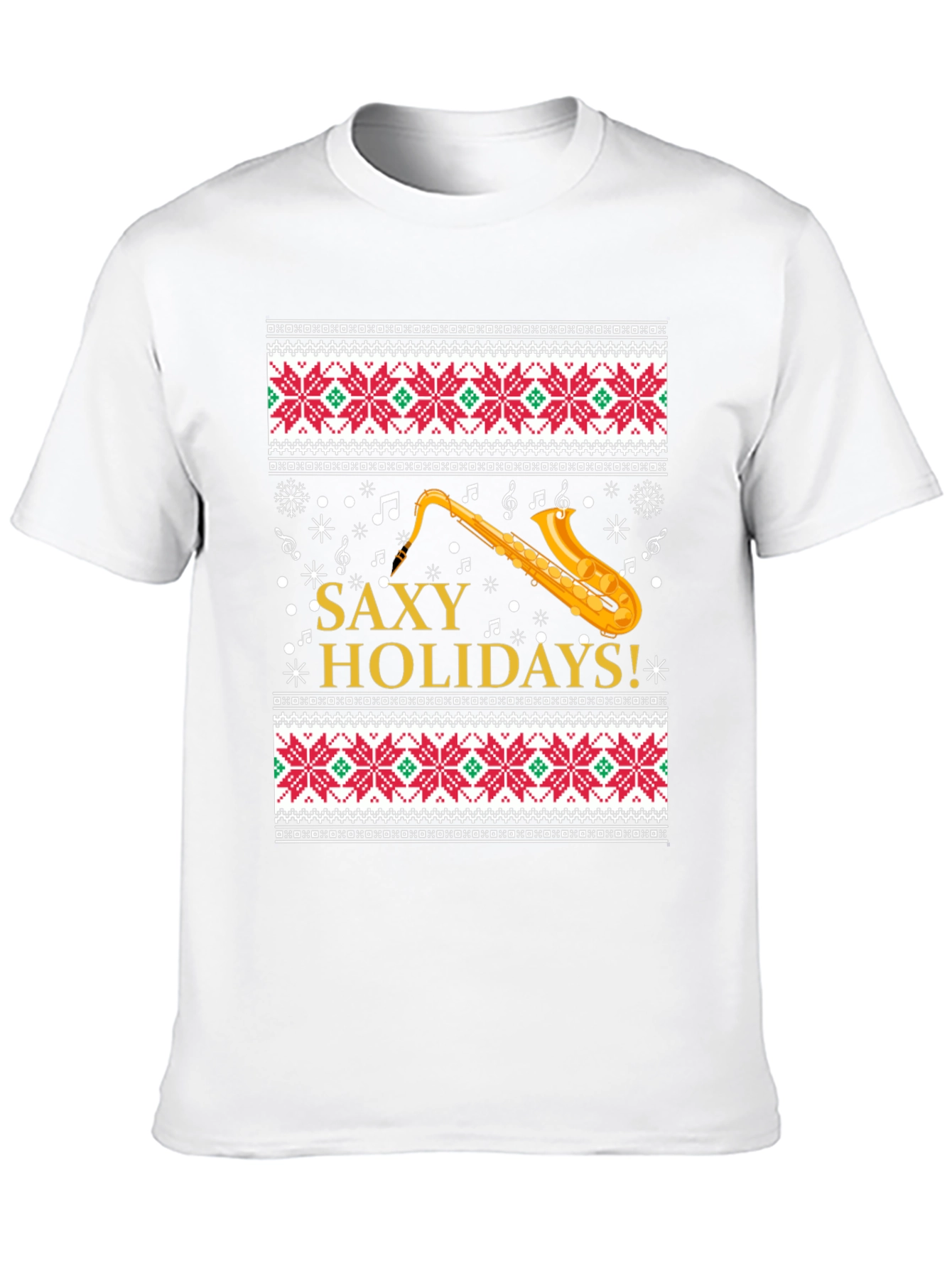 Saxy Holidays Christmas Sweater T-Shirt