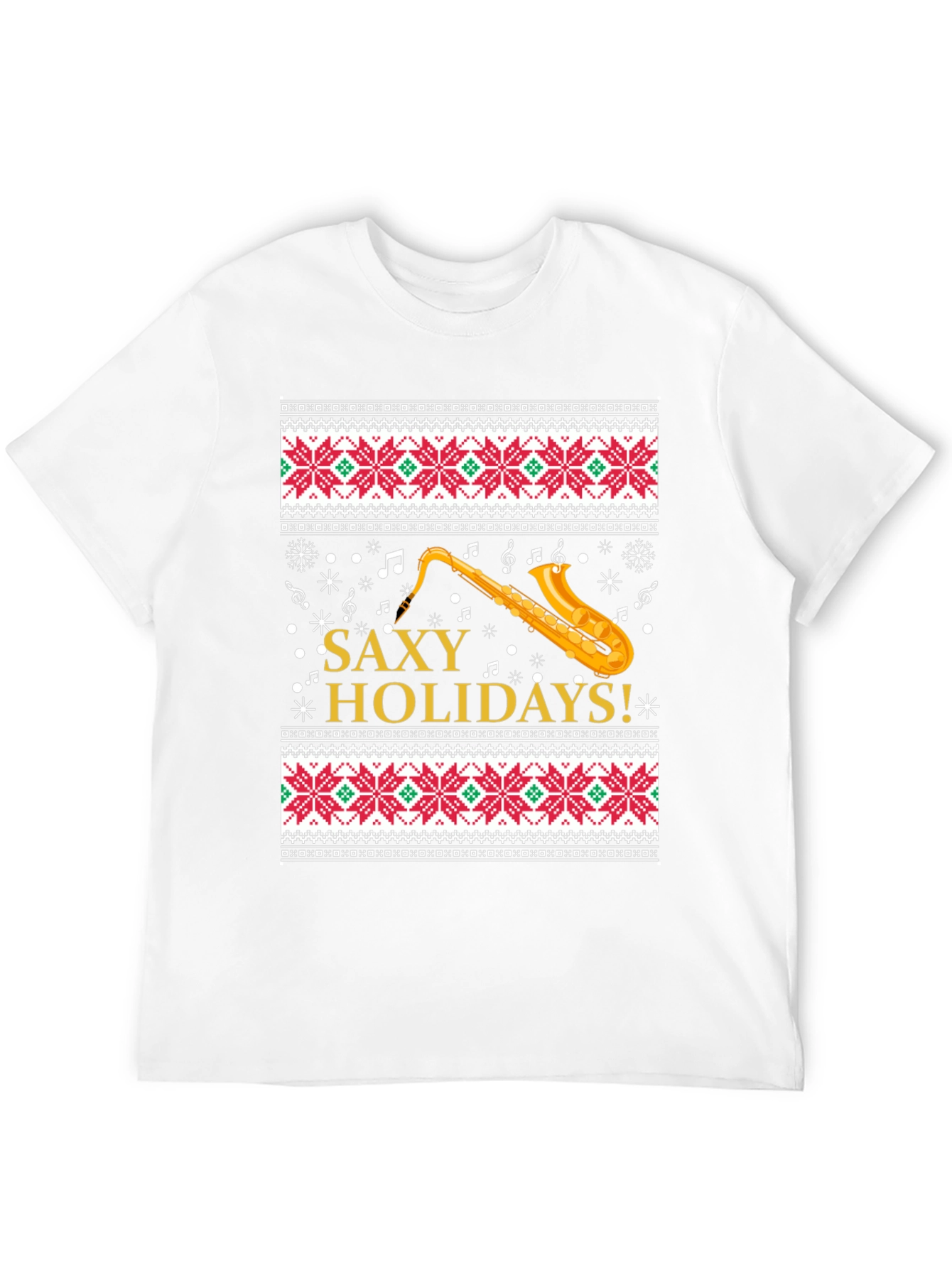 Saxy Holidays Christmas Sweater T-Shirt