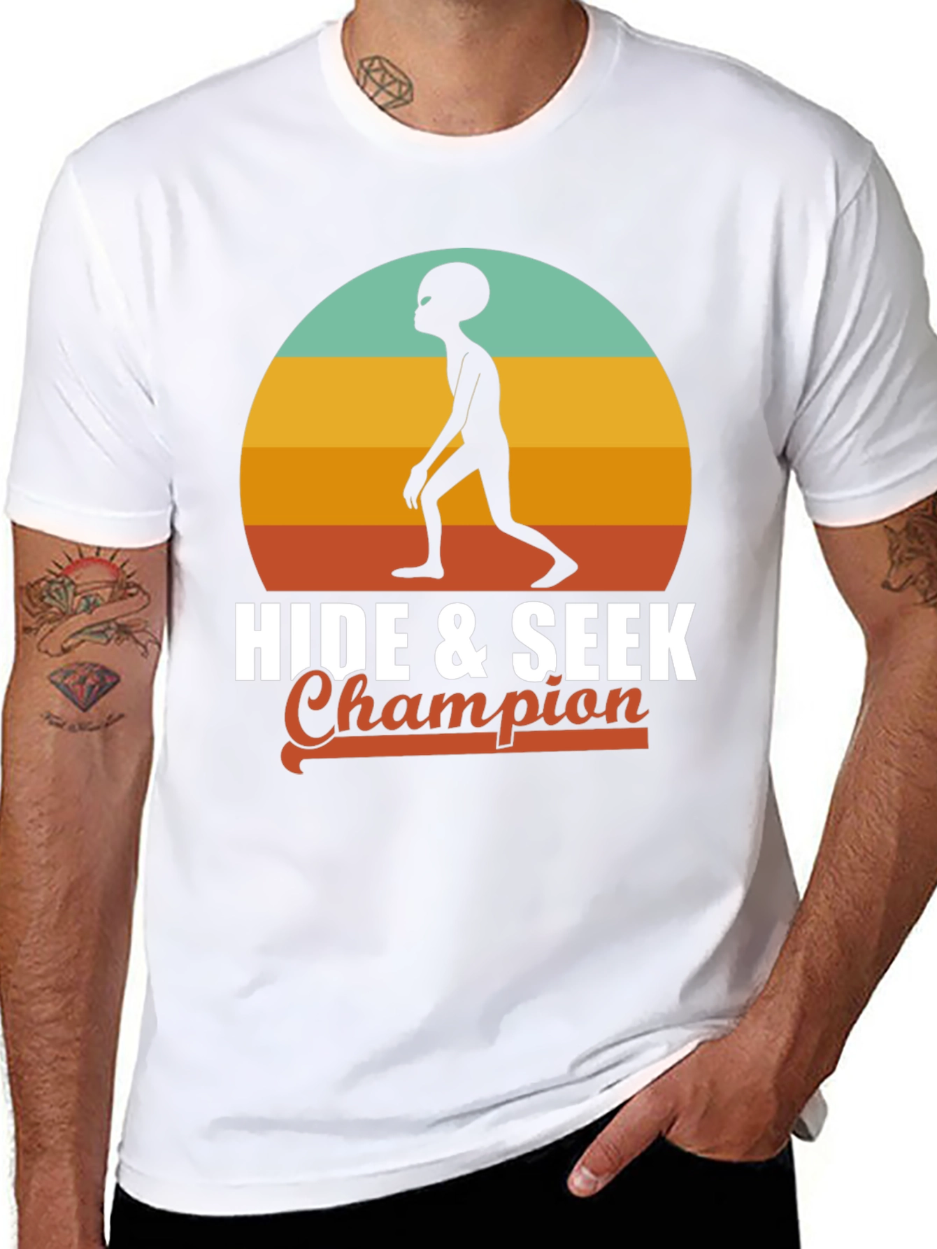 Alien Hide & Seek Champion Graphic T-Shirt