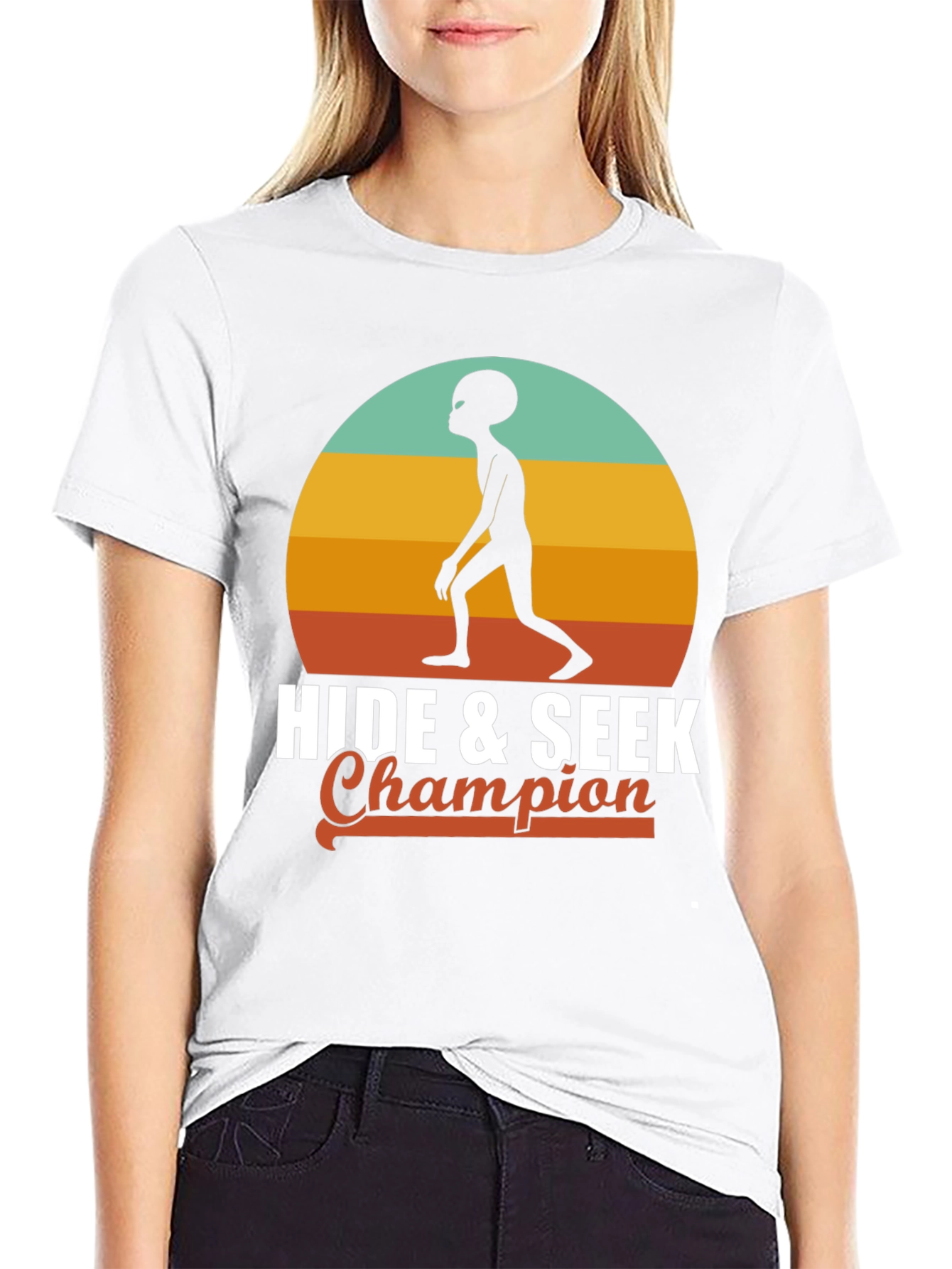 Alien Hide & Seek Champion Graphic T-Shirt