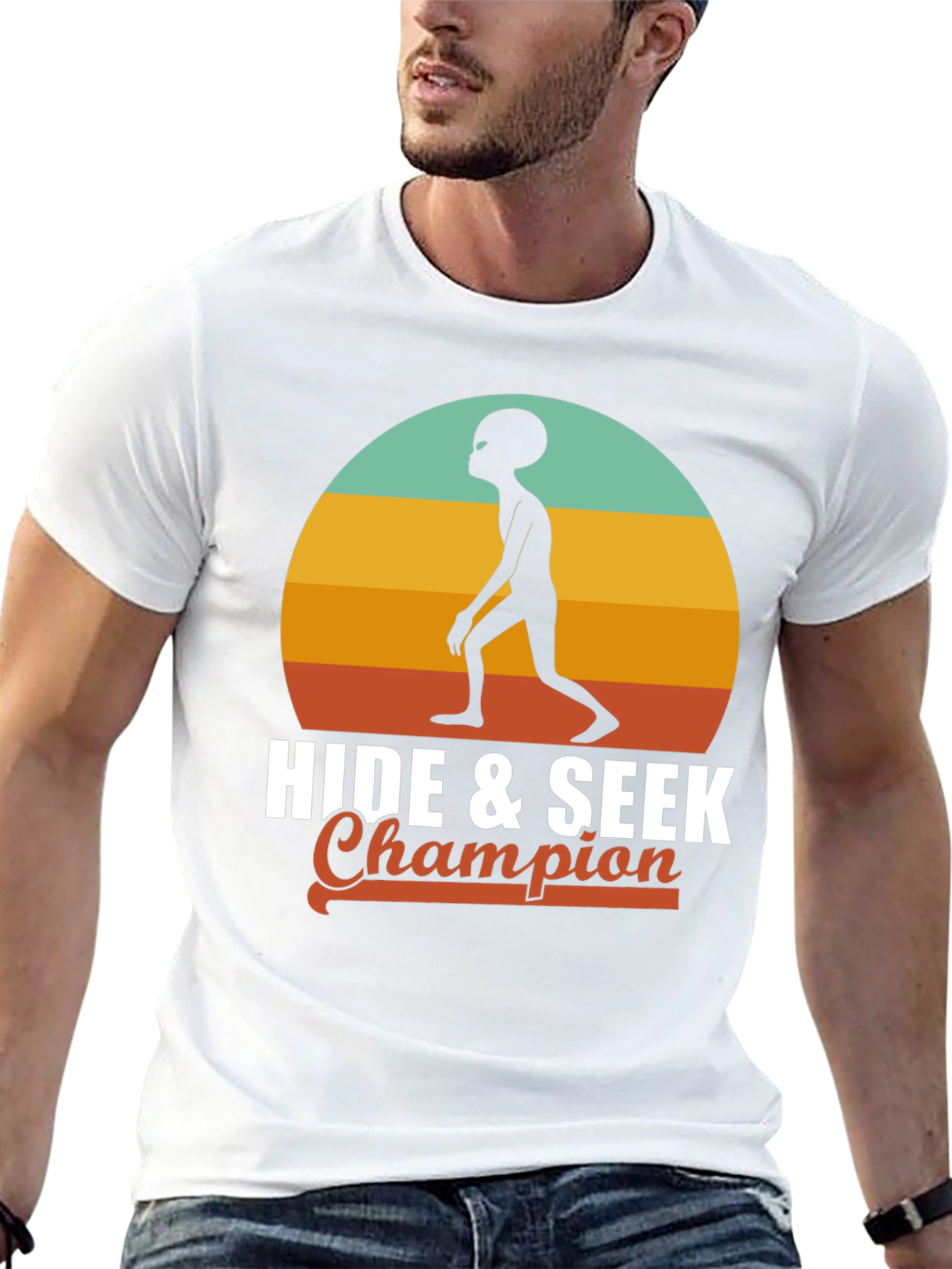 Alien Hide & Seek Champion Graphic T-Shirt