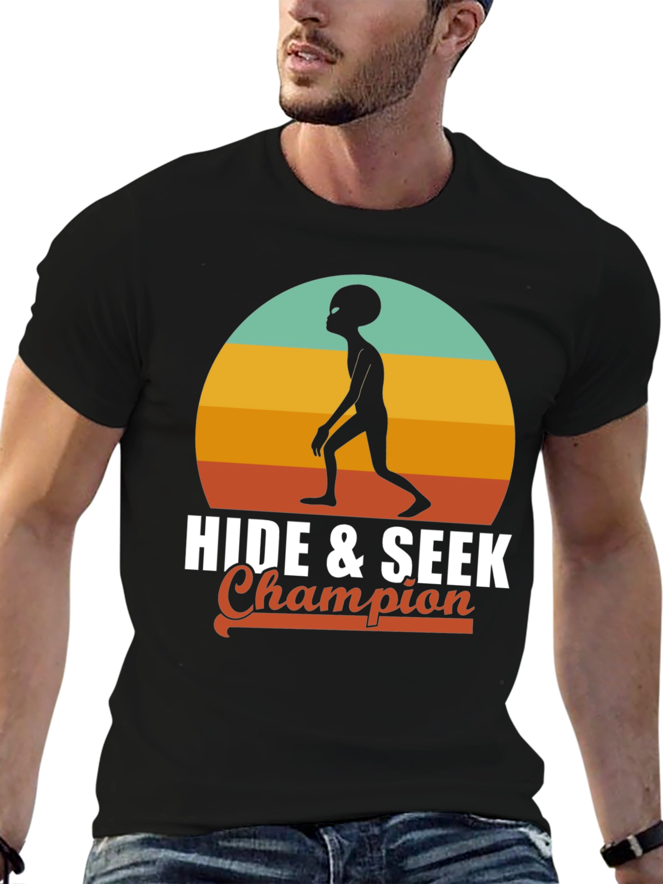 Alien Hide & Seek Champion Graphic T-Shirt