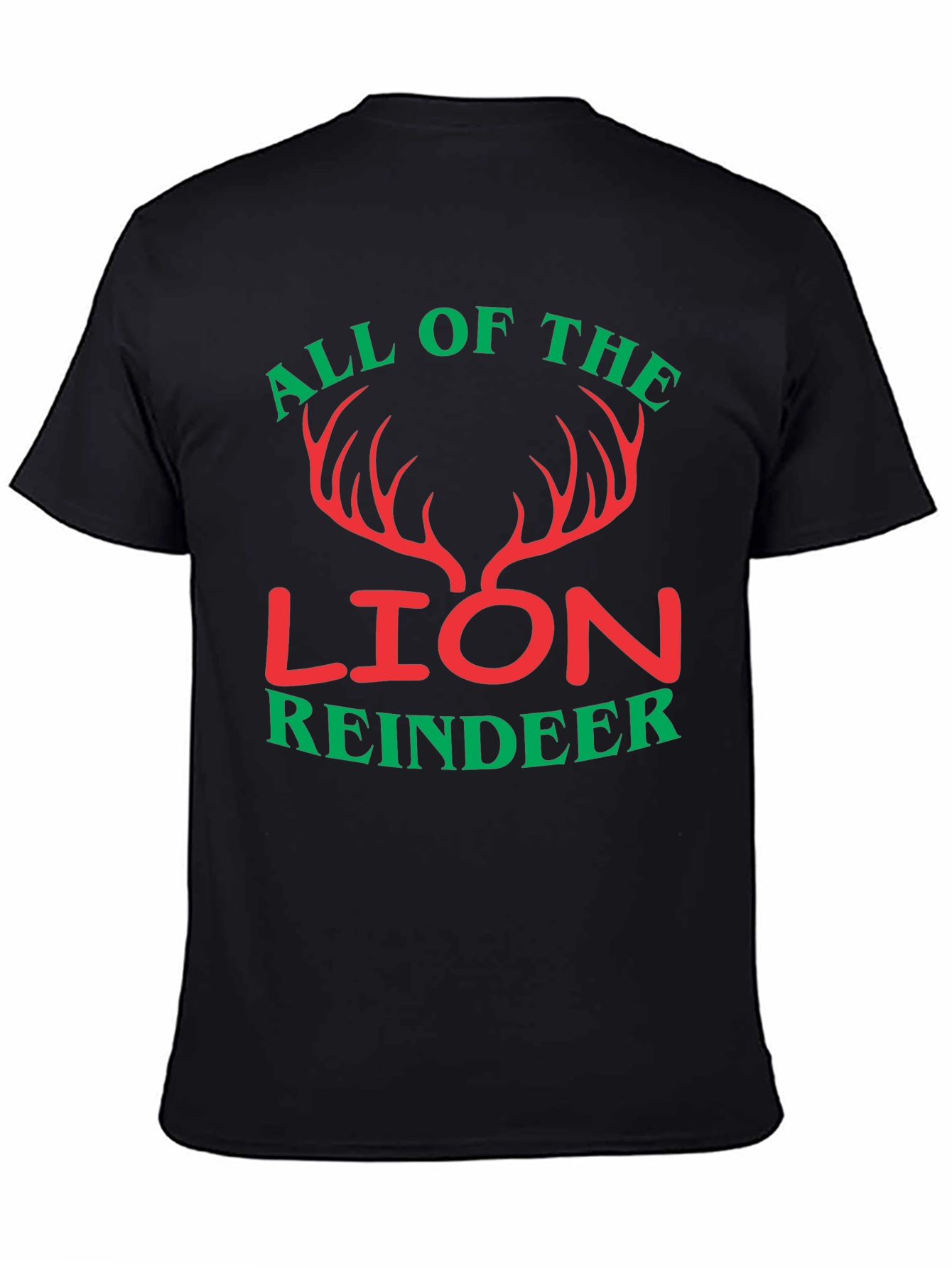 All Of The Lion Reindeer Graphic T-Shirt