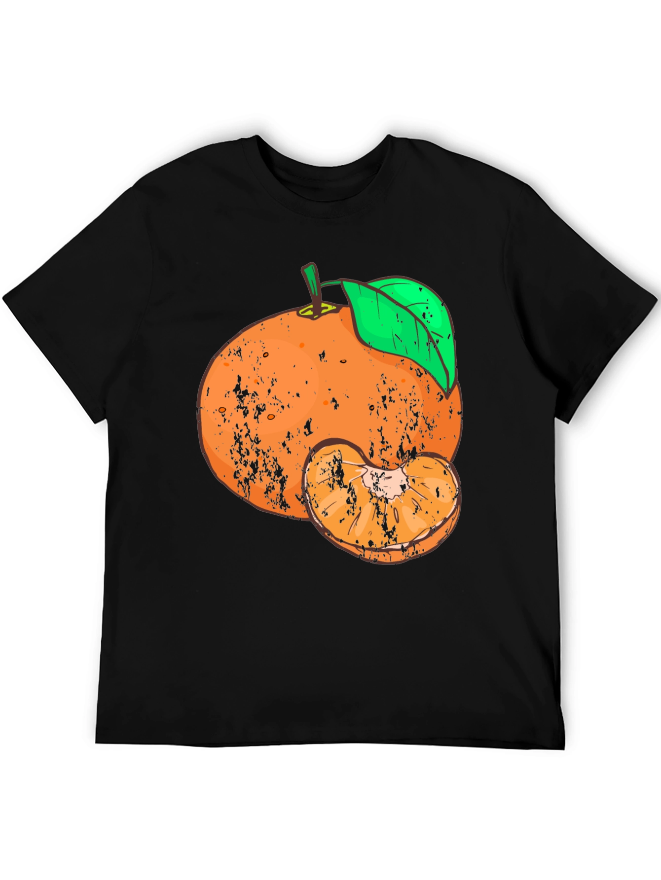 Distressed Tangerine Graphic Tee