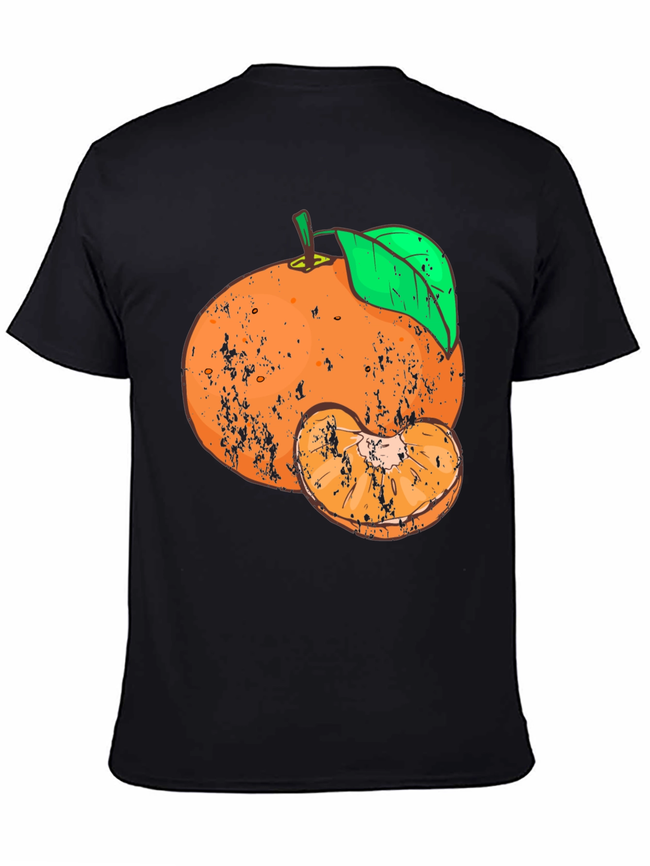 Distressed Tangerine Graphic Tee