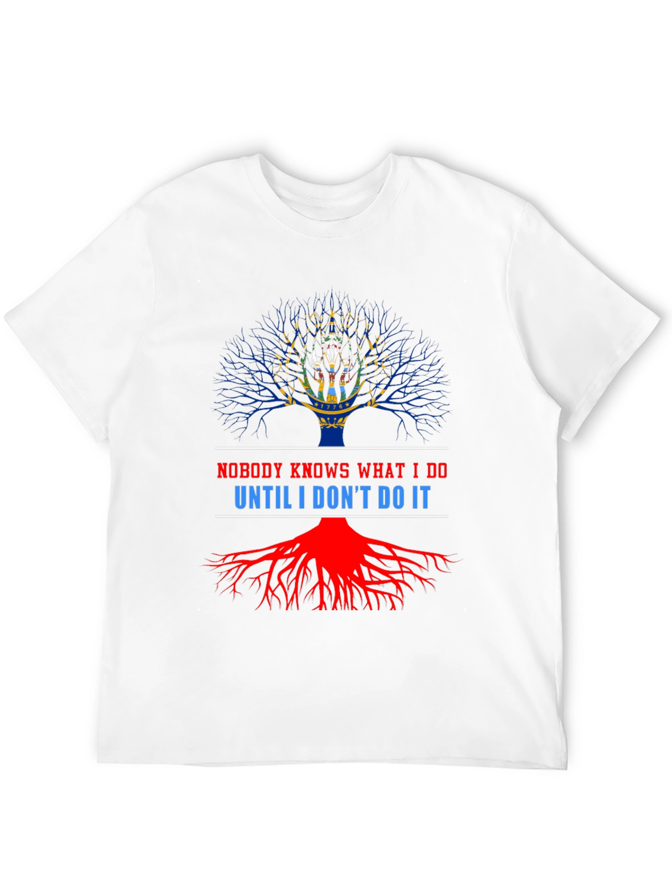 Nobody Knows What I Do Tree Graphic Tee