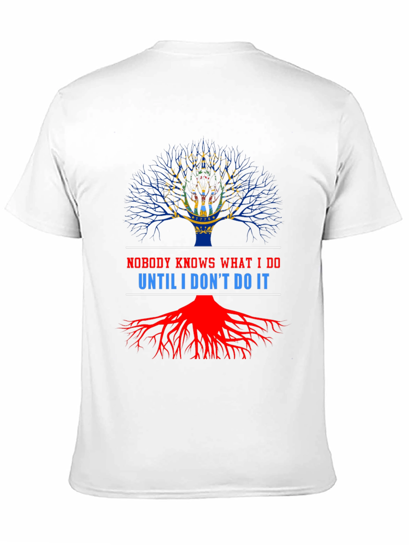 Nobody Knows What I Do Tree Graphic Tee