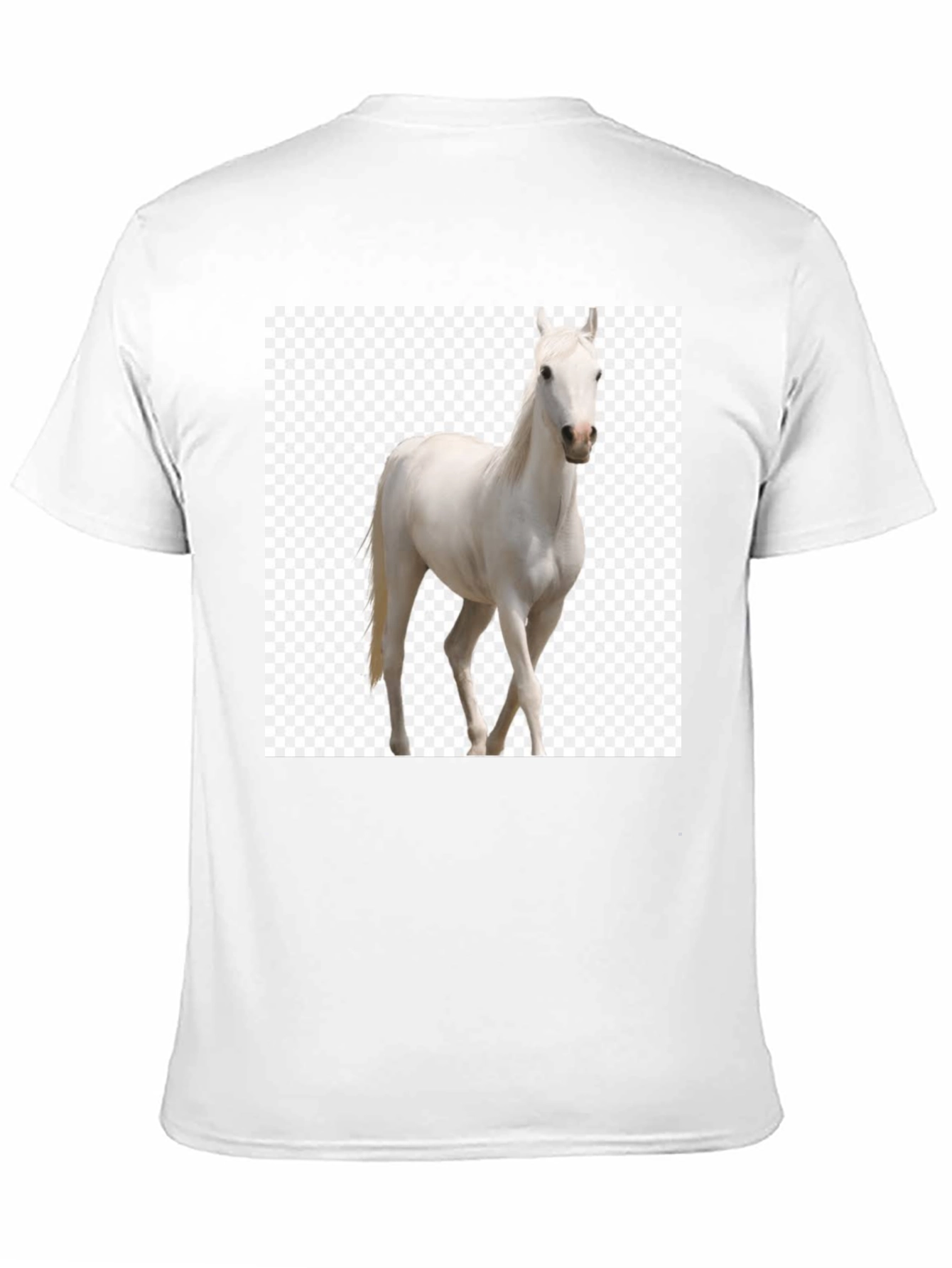 Black Horse Graphic Tee - Equestrian Style T-Shirt