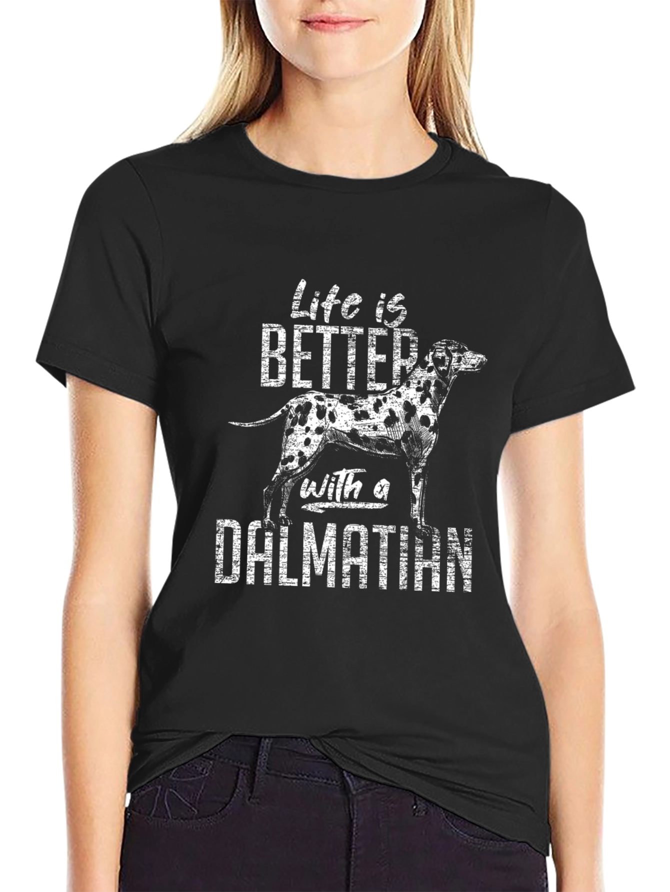 Dalmatian T-Shirt - Life is Better With