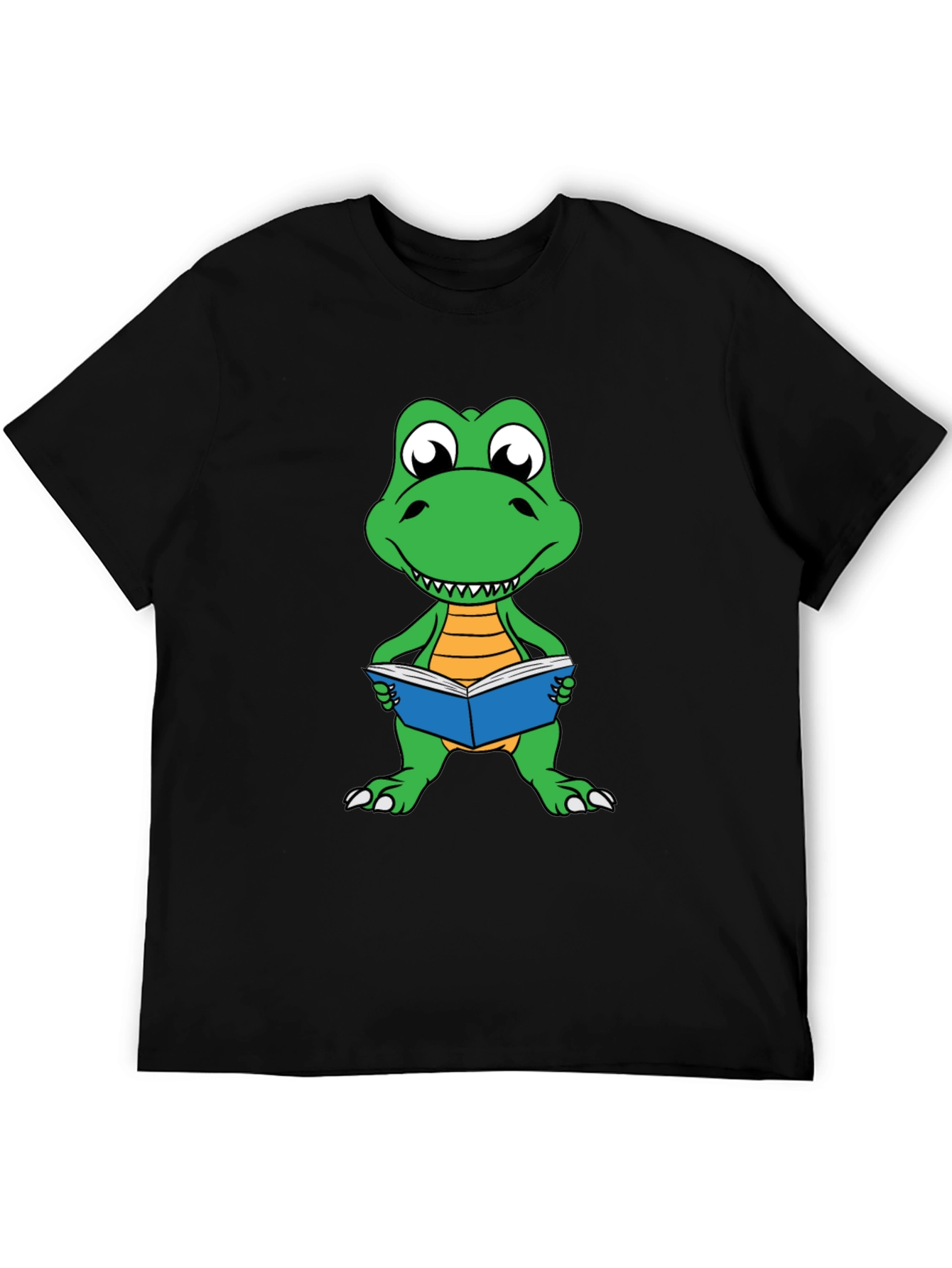 Dinosaur Reading Book Graphic Tee