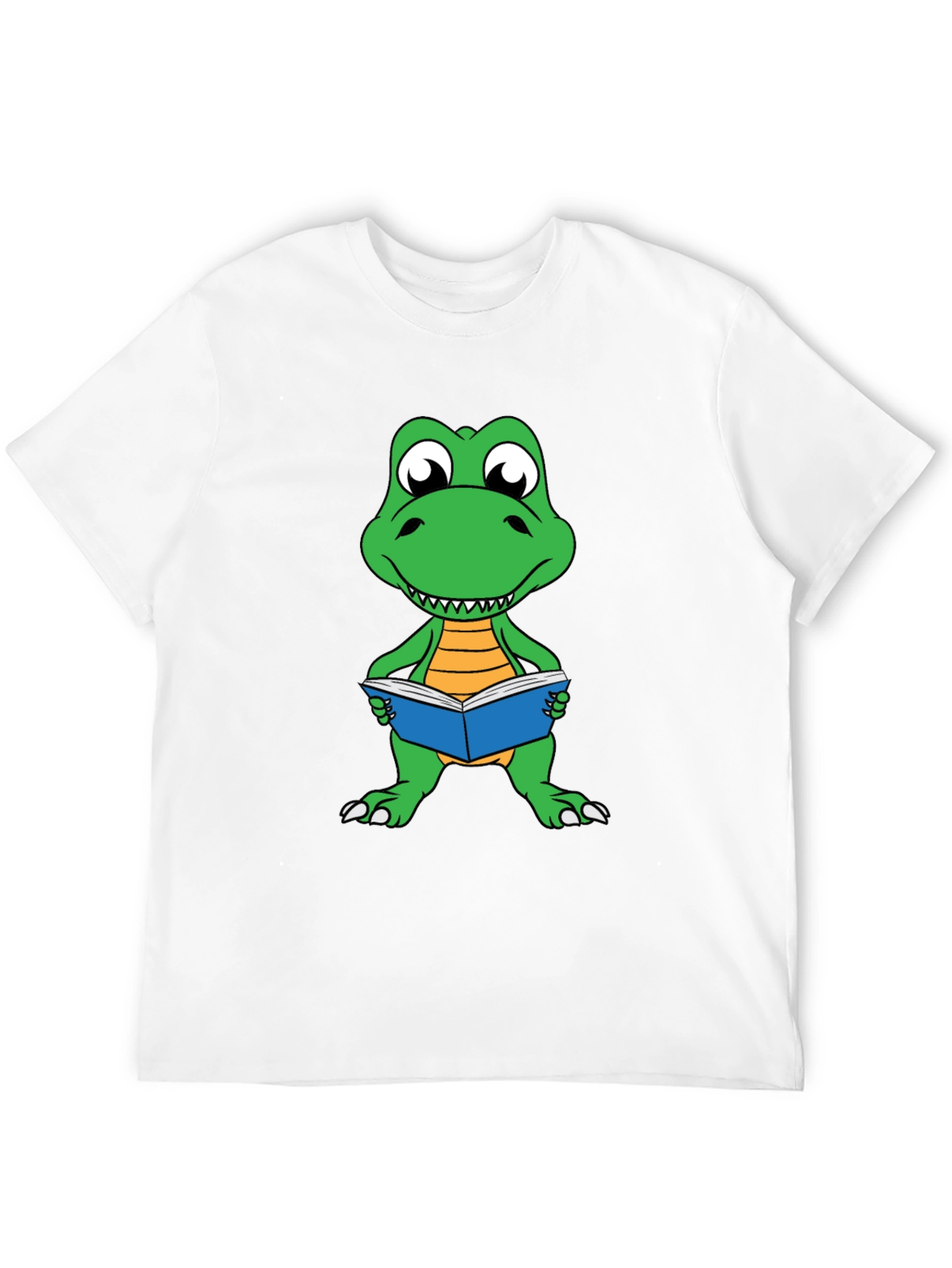 Dinosaur Reading Book Graphic Tee