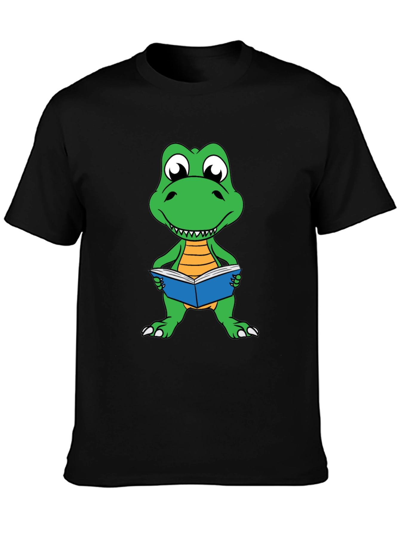 Dinosaur Reading Book Graphic Tee