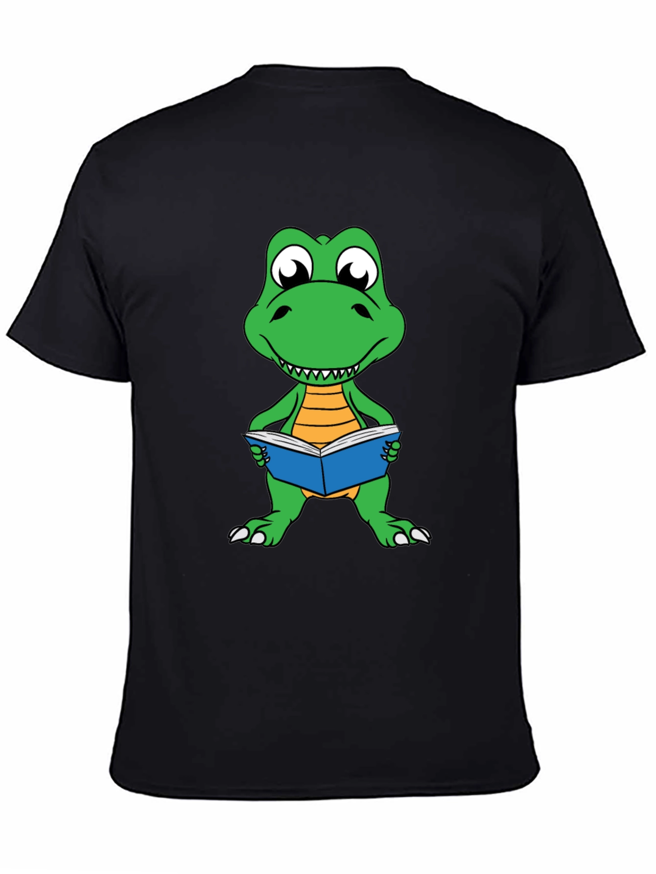Dinosaur Reading Book Graphic Tee