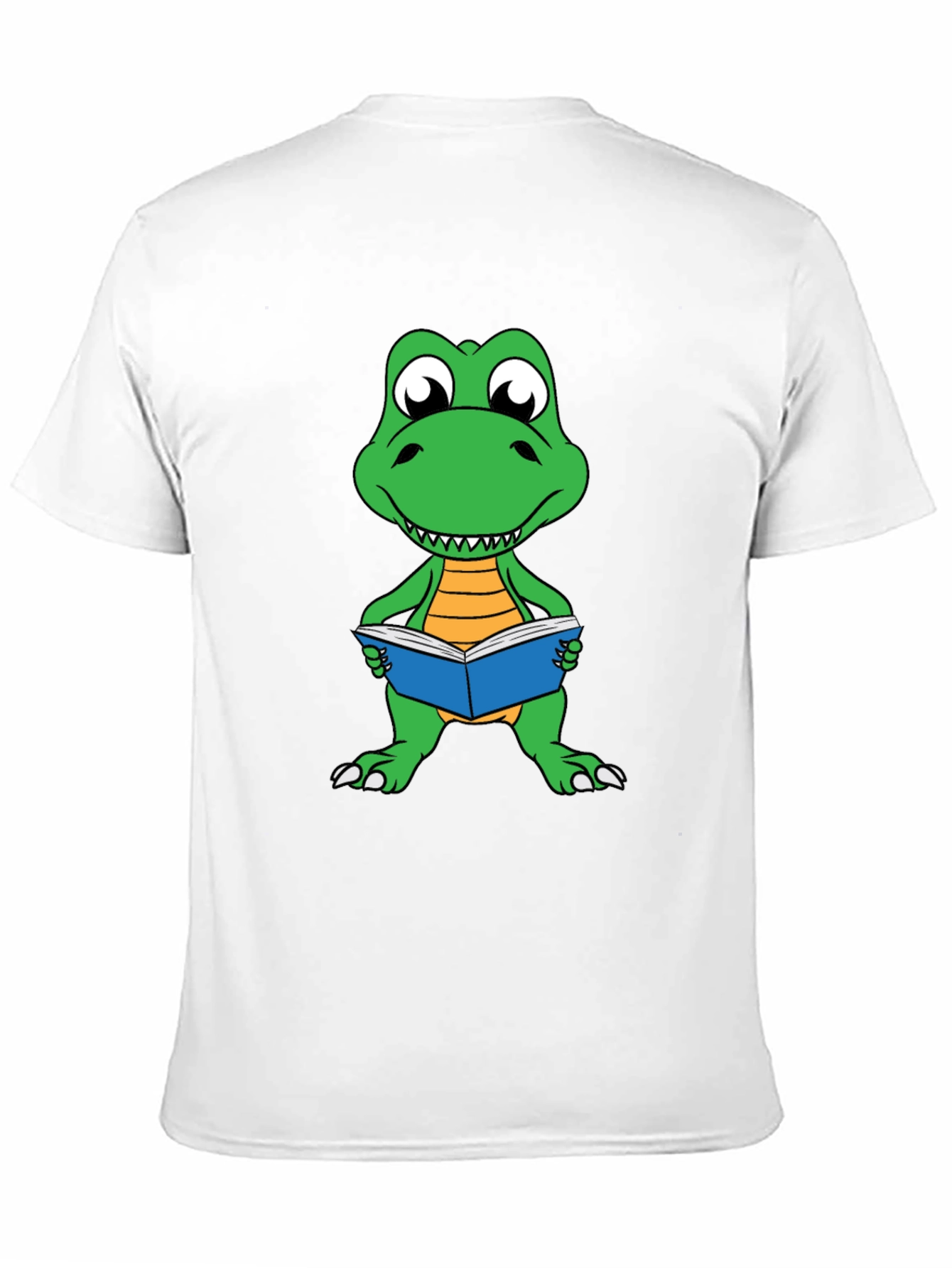 Dinosaur Reading Book Graphic Tee
