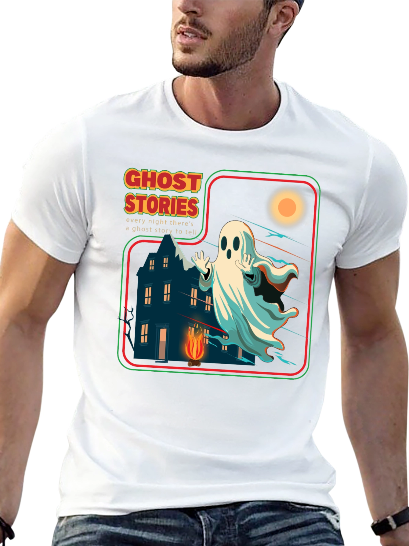 Ghost Stories Graphic Tee - Spooky Season Shirt