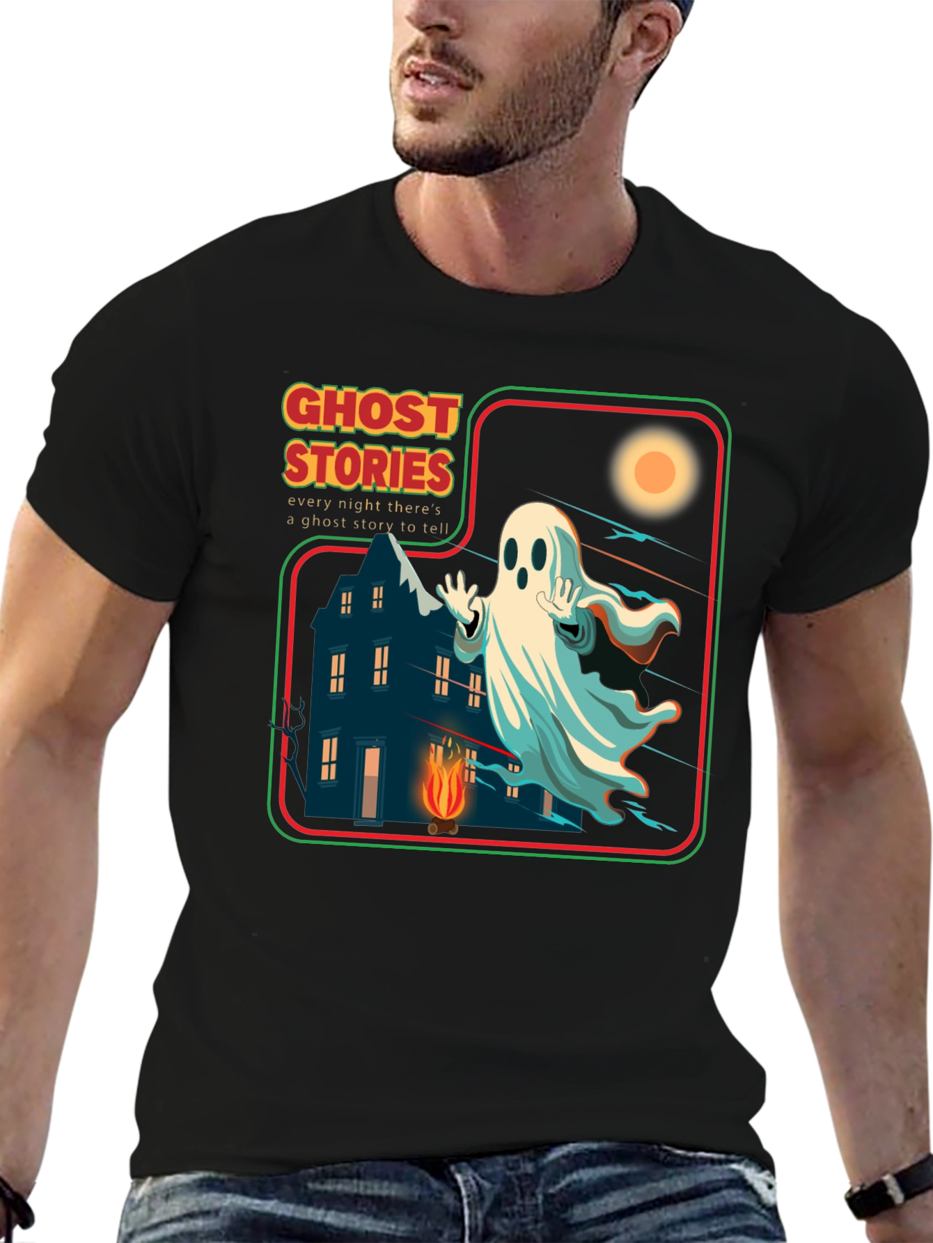 Ghost Stories Graphic Tee - Spooky Season Shirt