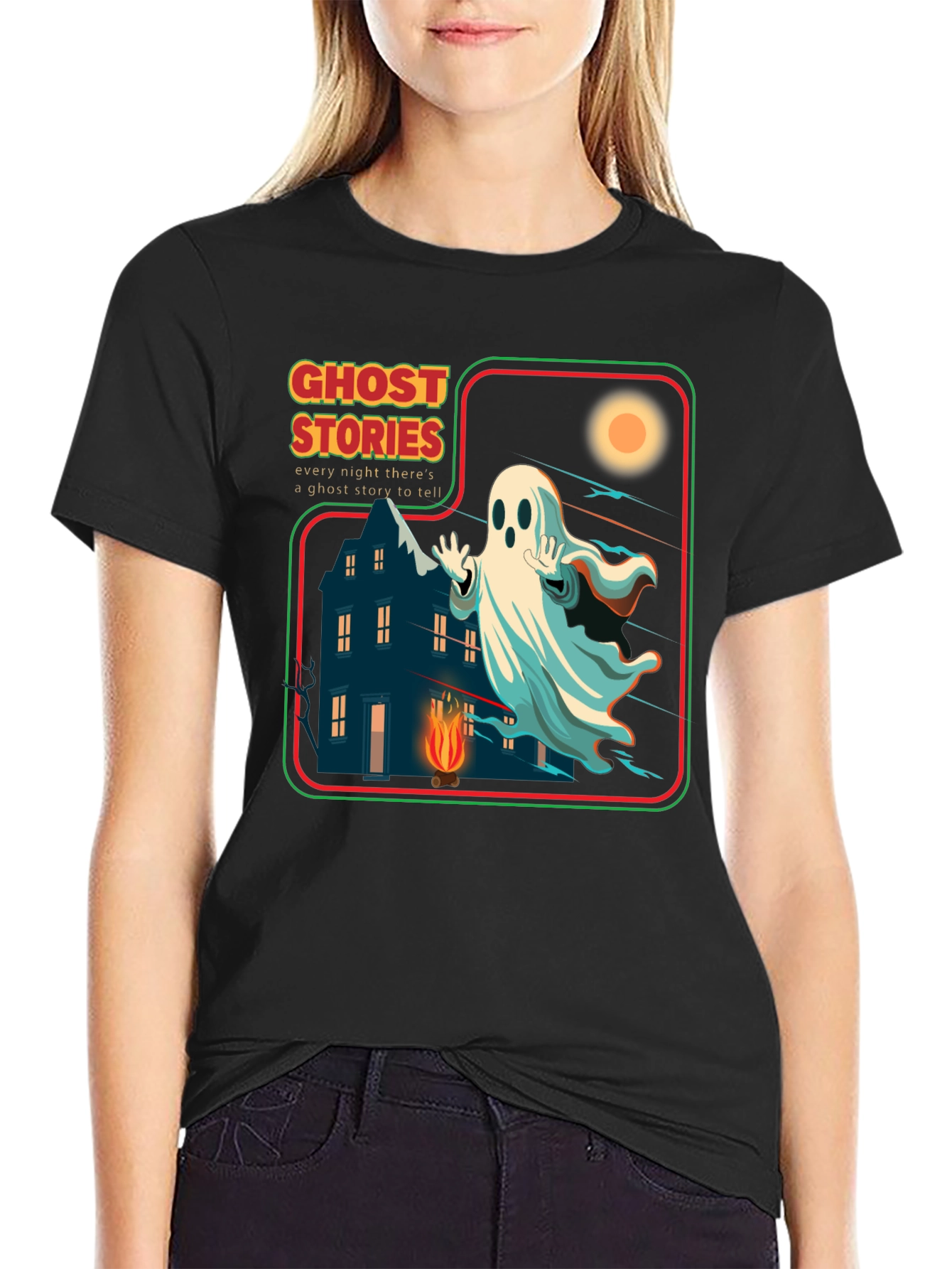 Ghost Stories Graphic Tee - Spooky Season Shirt