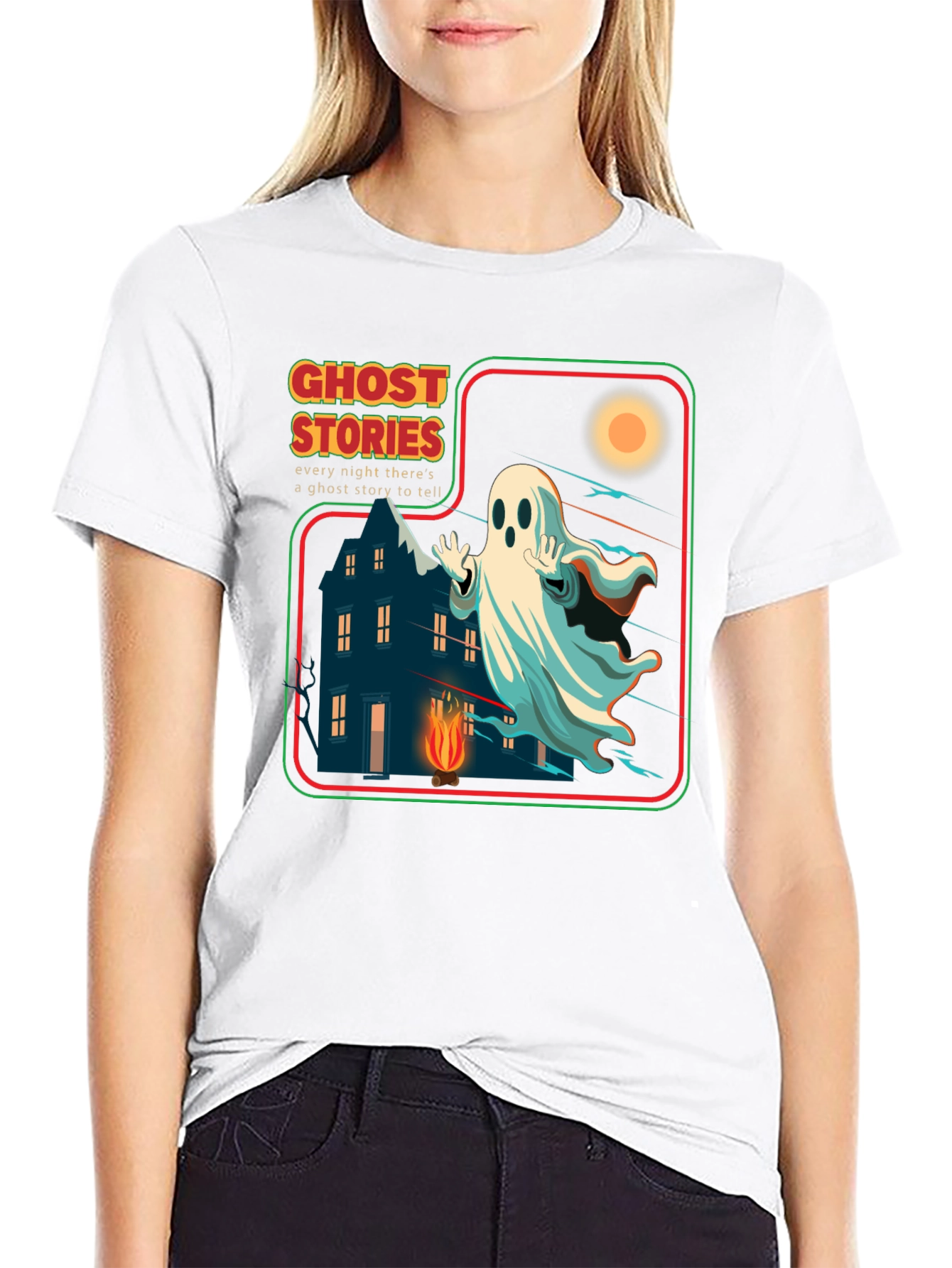 Ghost Stories Graphic Tee - Spooky Season Shirt