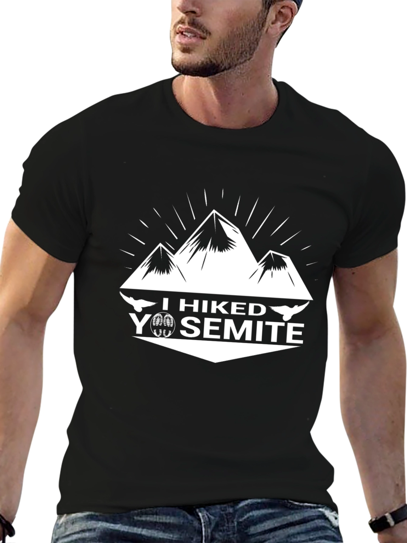 I Hiked Yosemite Graphic Tee - Mountain Adventure Shirt