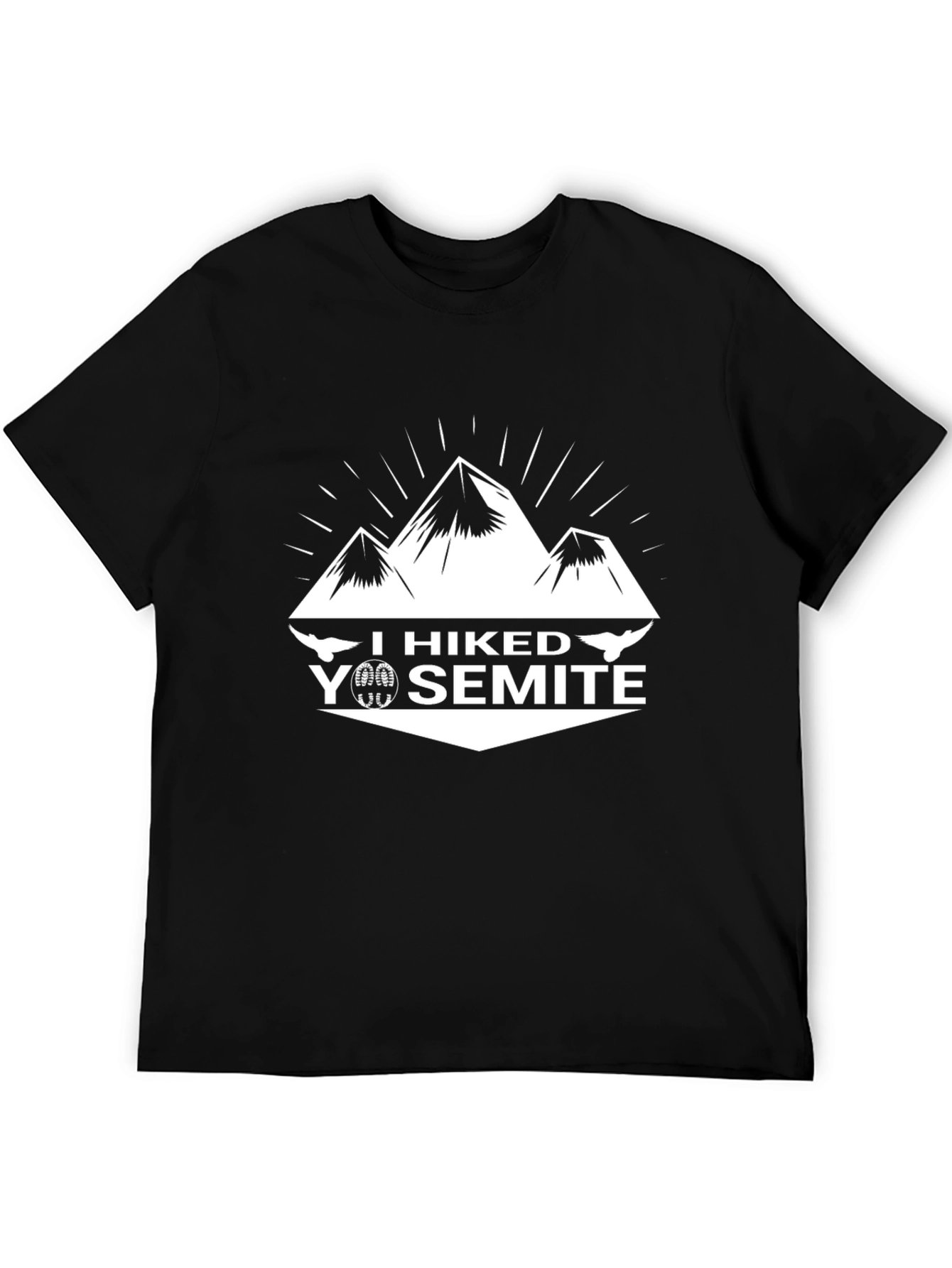 I Hiked Yosemite Graphic Tee - Mountain Adventure Shirt