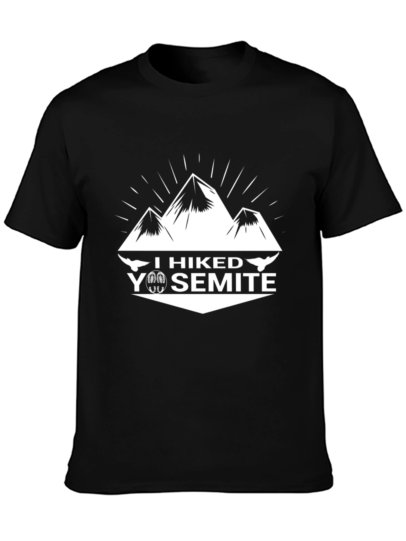 I Hiked Yosemite Graphic Tee - Mountain Adventure Shirt