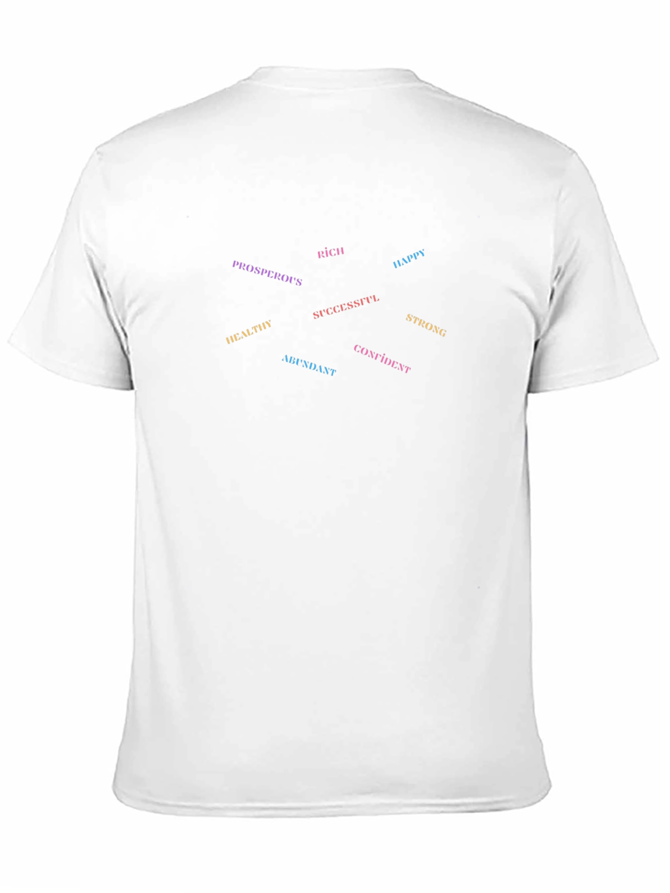 Affirmation Tee: Rich Happy Strong