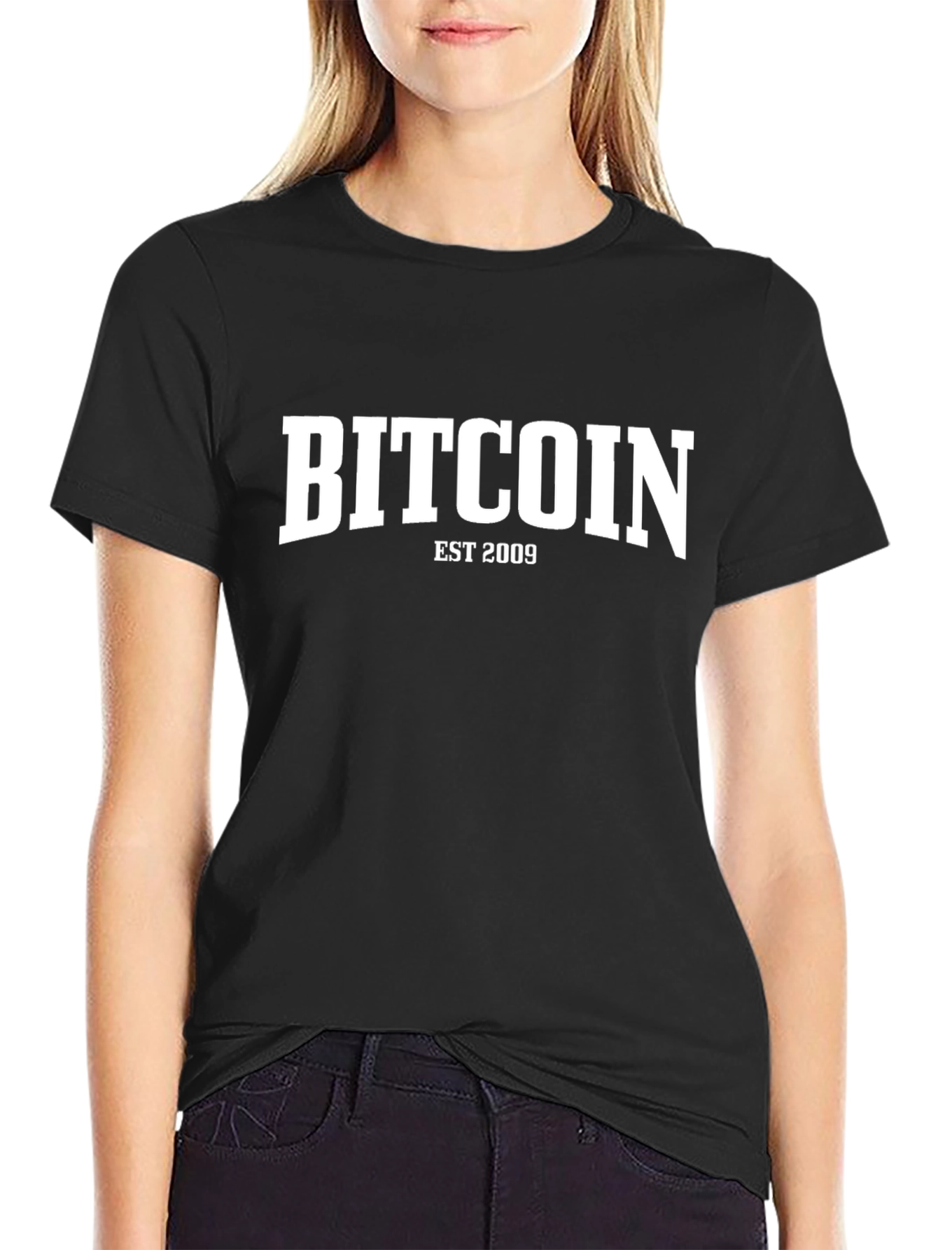 Bitcoin EST 2009 Black Tee