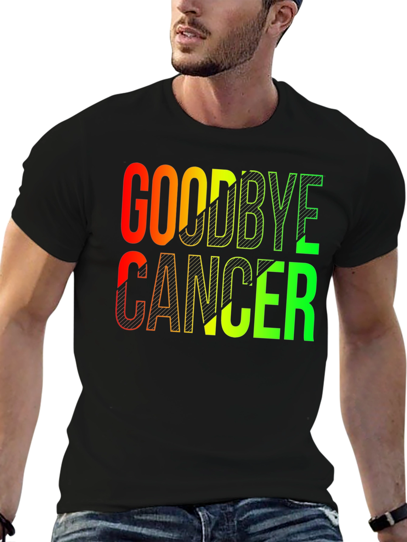 Goodbye Cancer Graphic Tee - Stylish Support