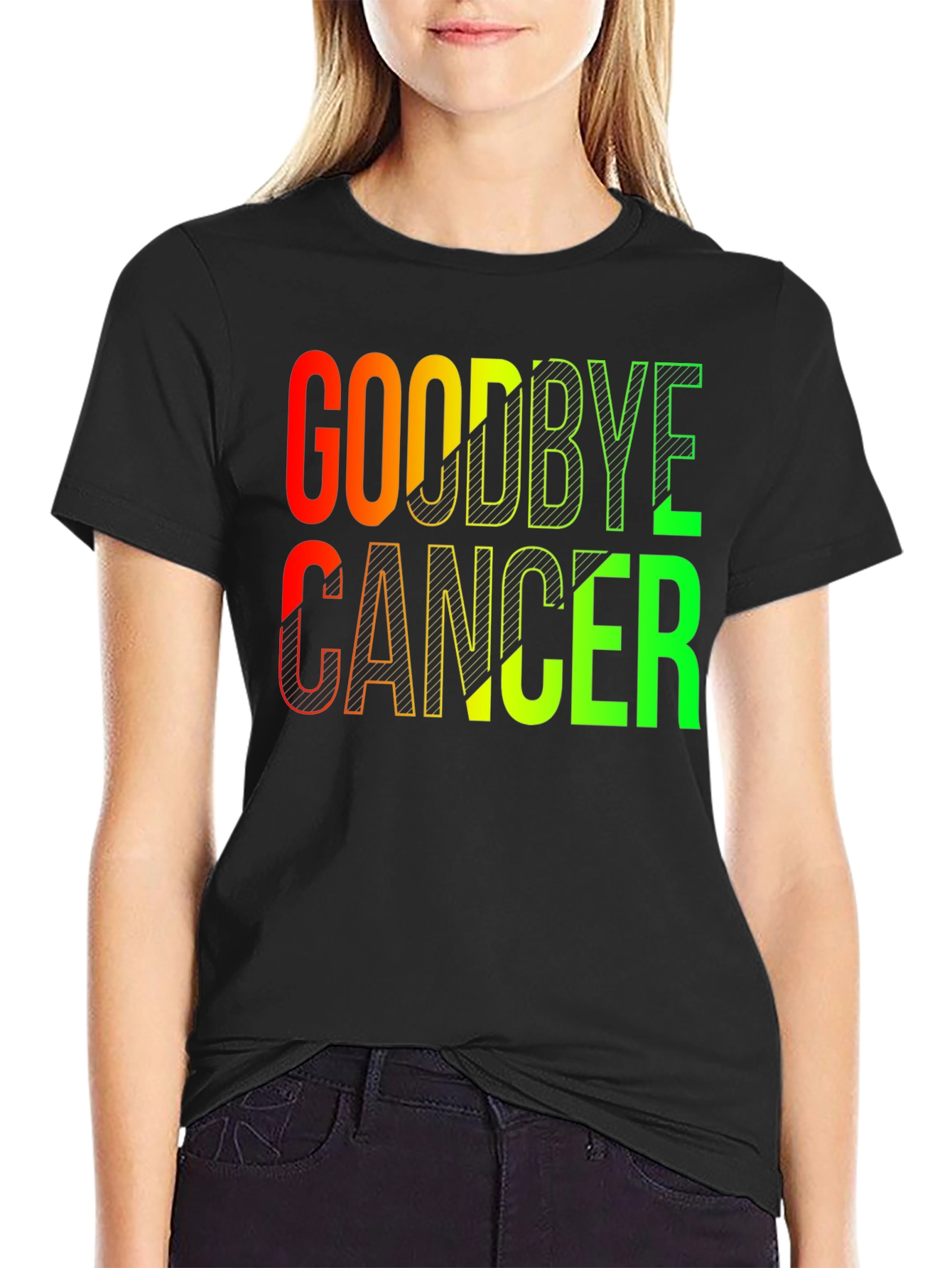 Goodbye Cancer Graphic Tee - Stylish Support