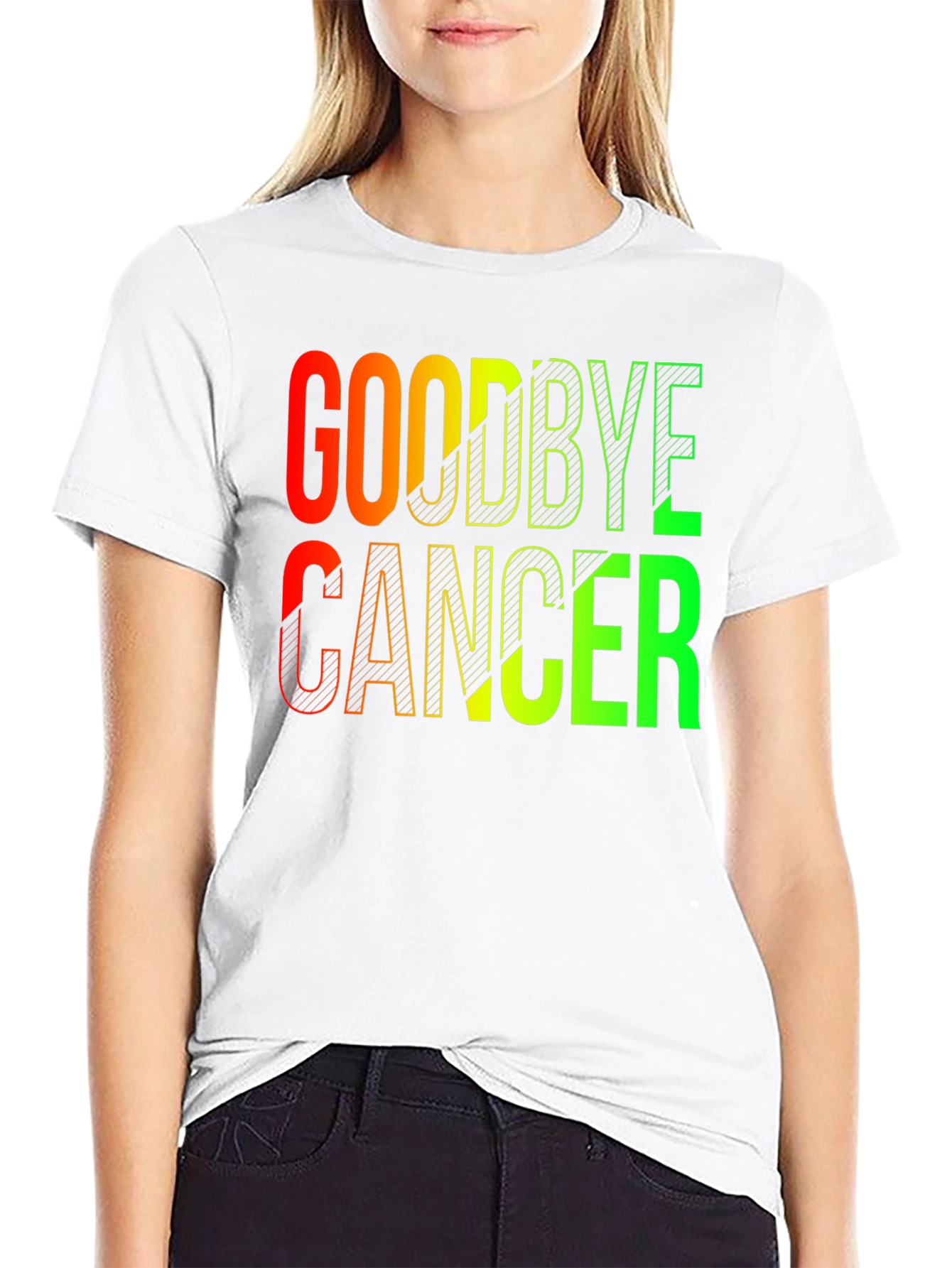 Goodbye Cancer Graphic Tee - Stylish Support